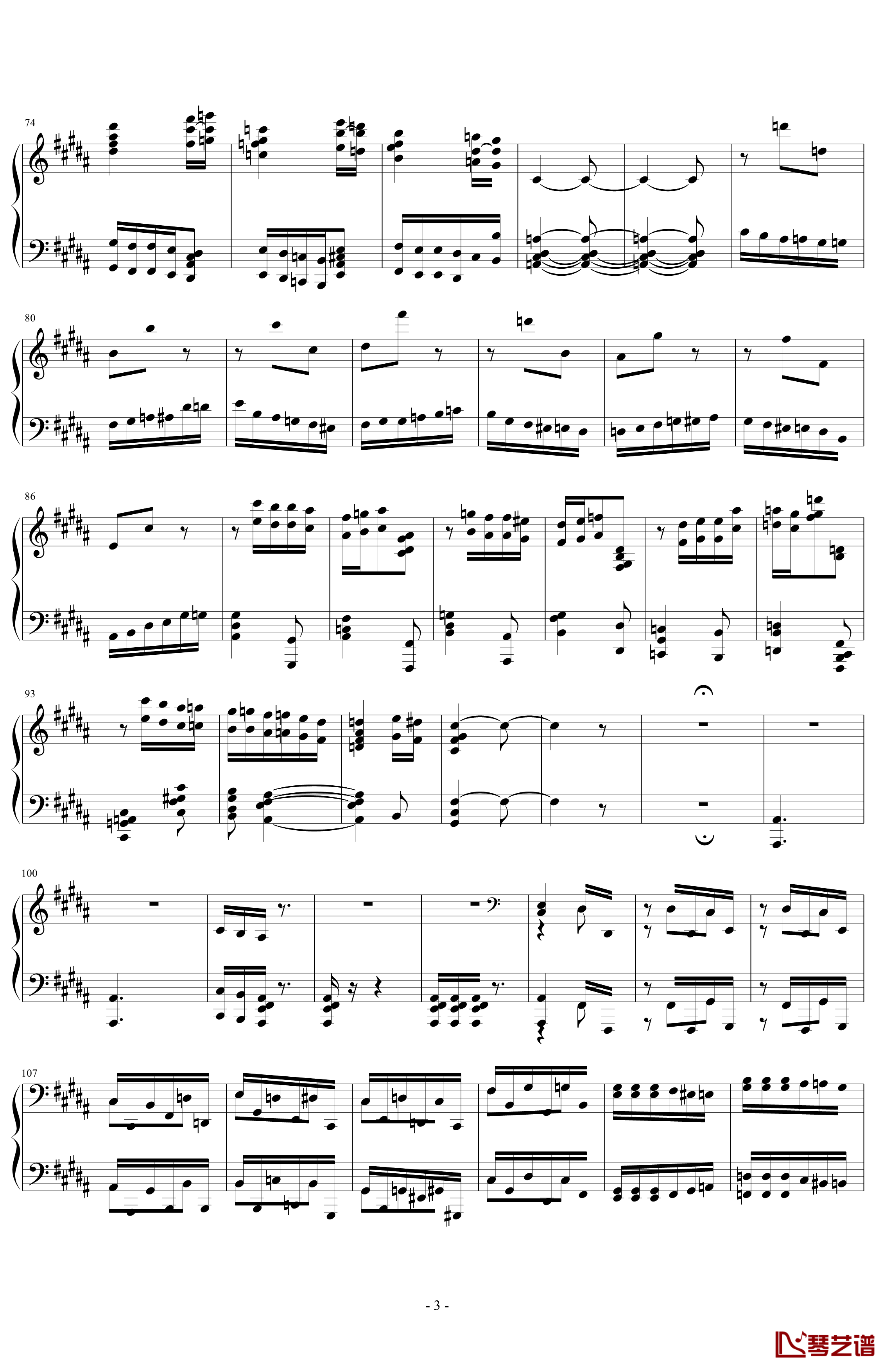 G小调狂想曲钢琴谱-PARROT1863