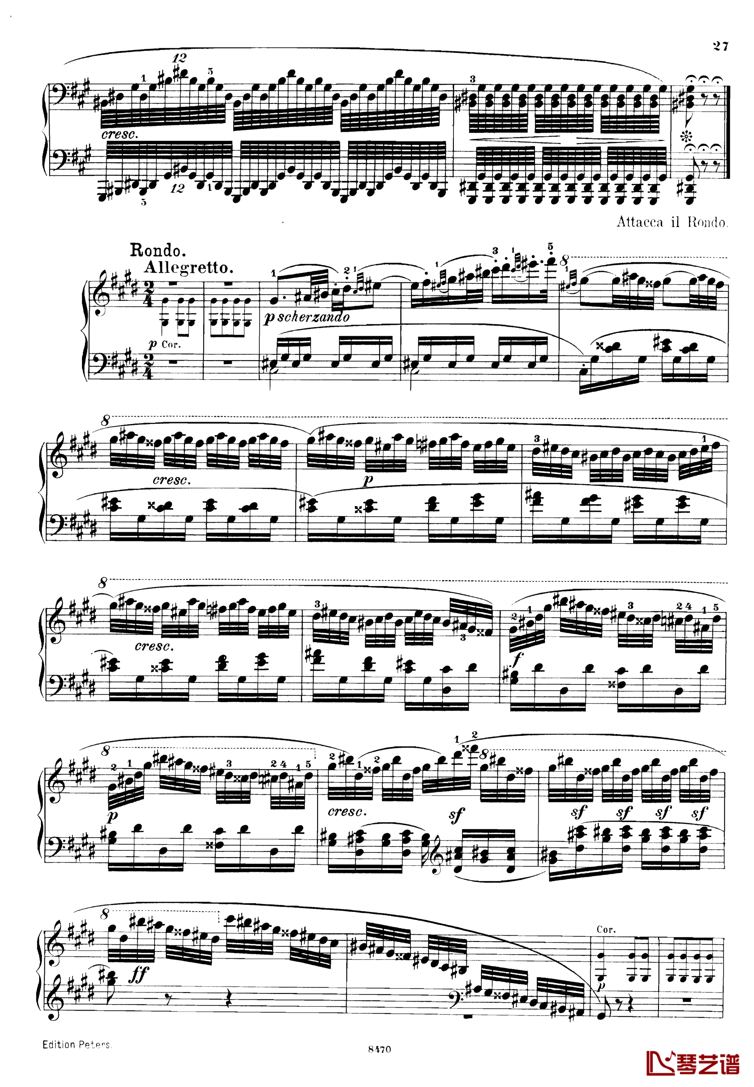 升c小调第三钢琴协奏曲Op.55钢琴谱-克里斯蒂安-里斯27