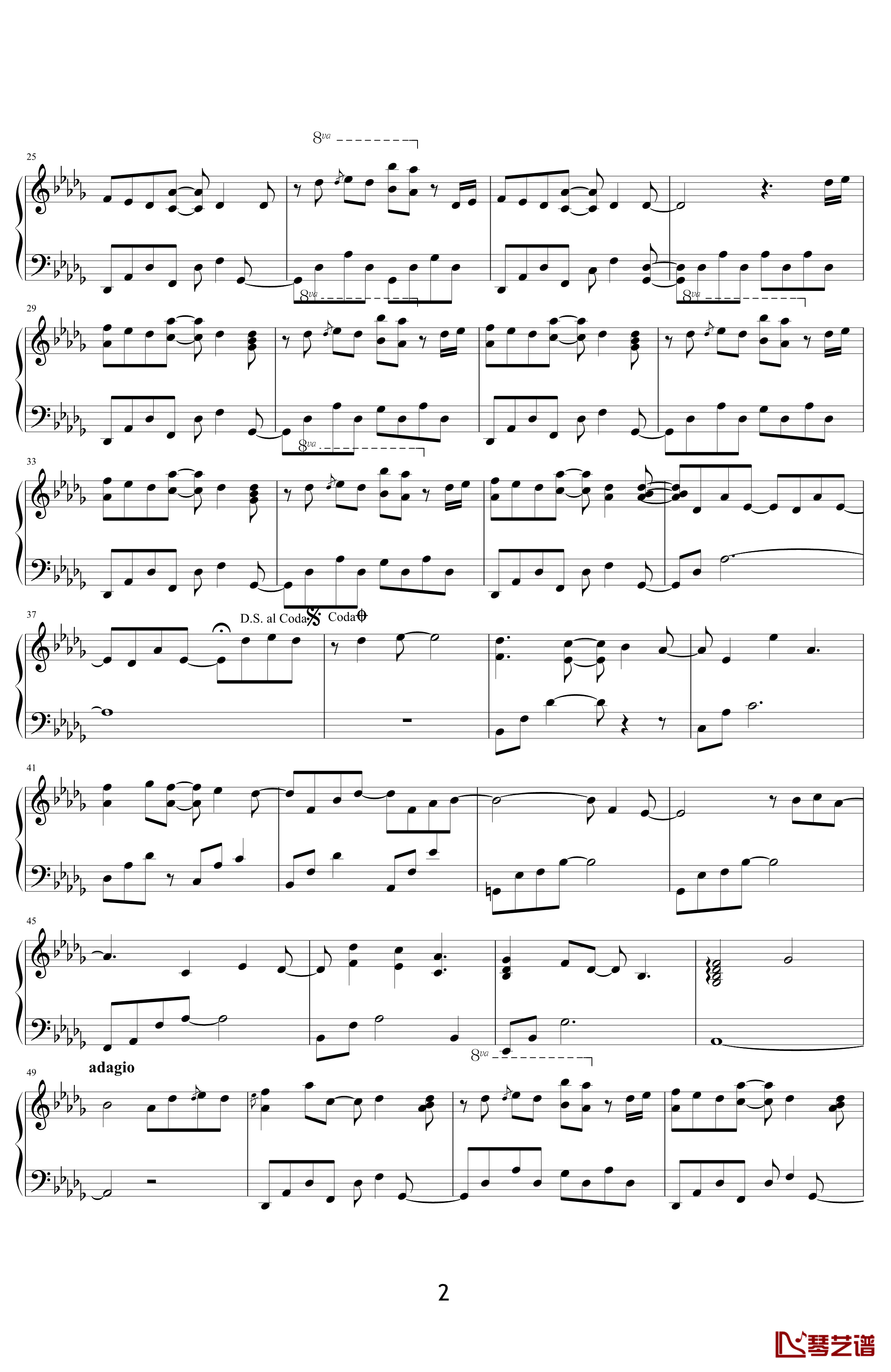maybe钢琴谱-Yiruma2