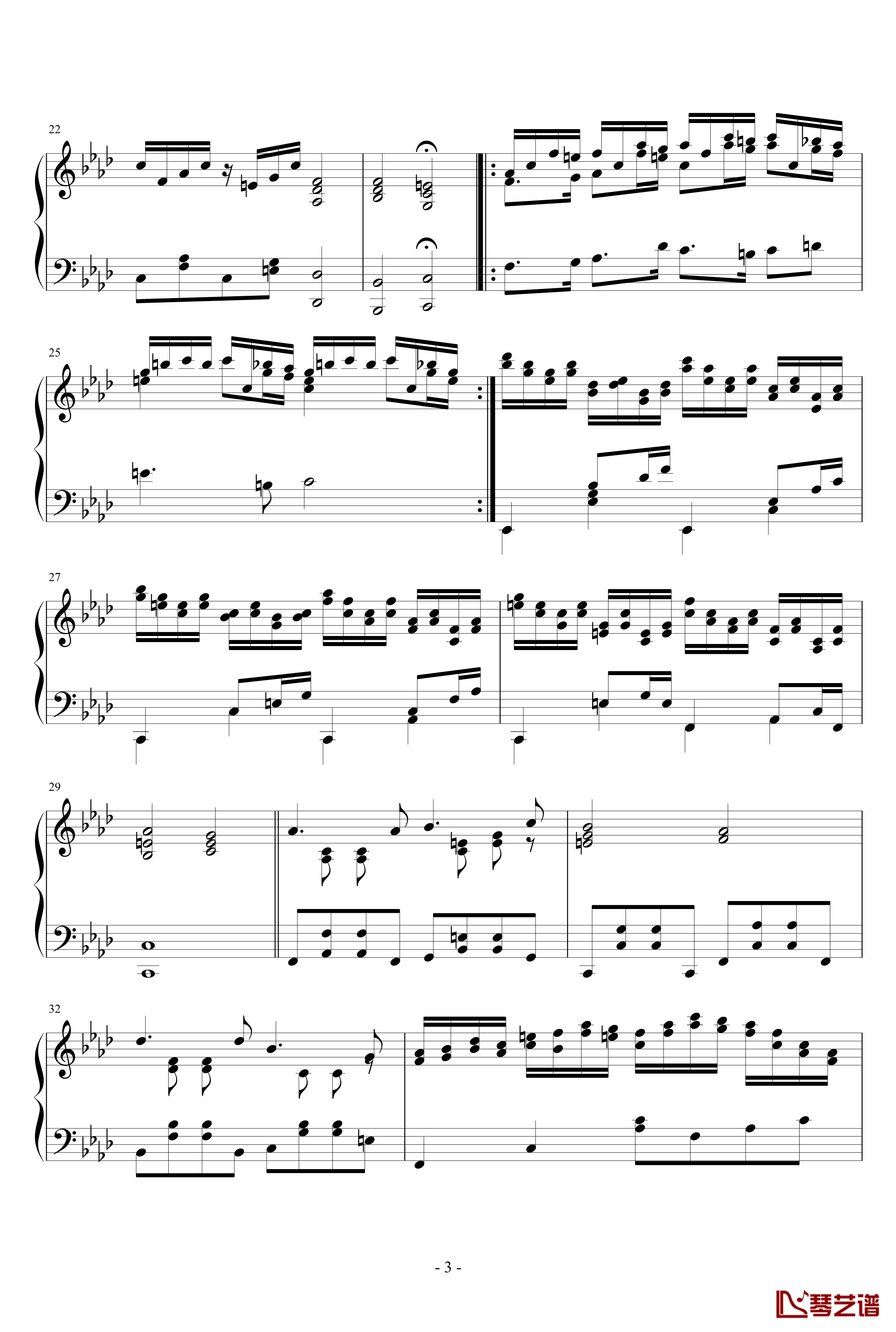 第二钢琴奏鸣曲第二乐章钢琴谱-nzh19343