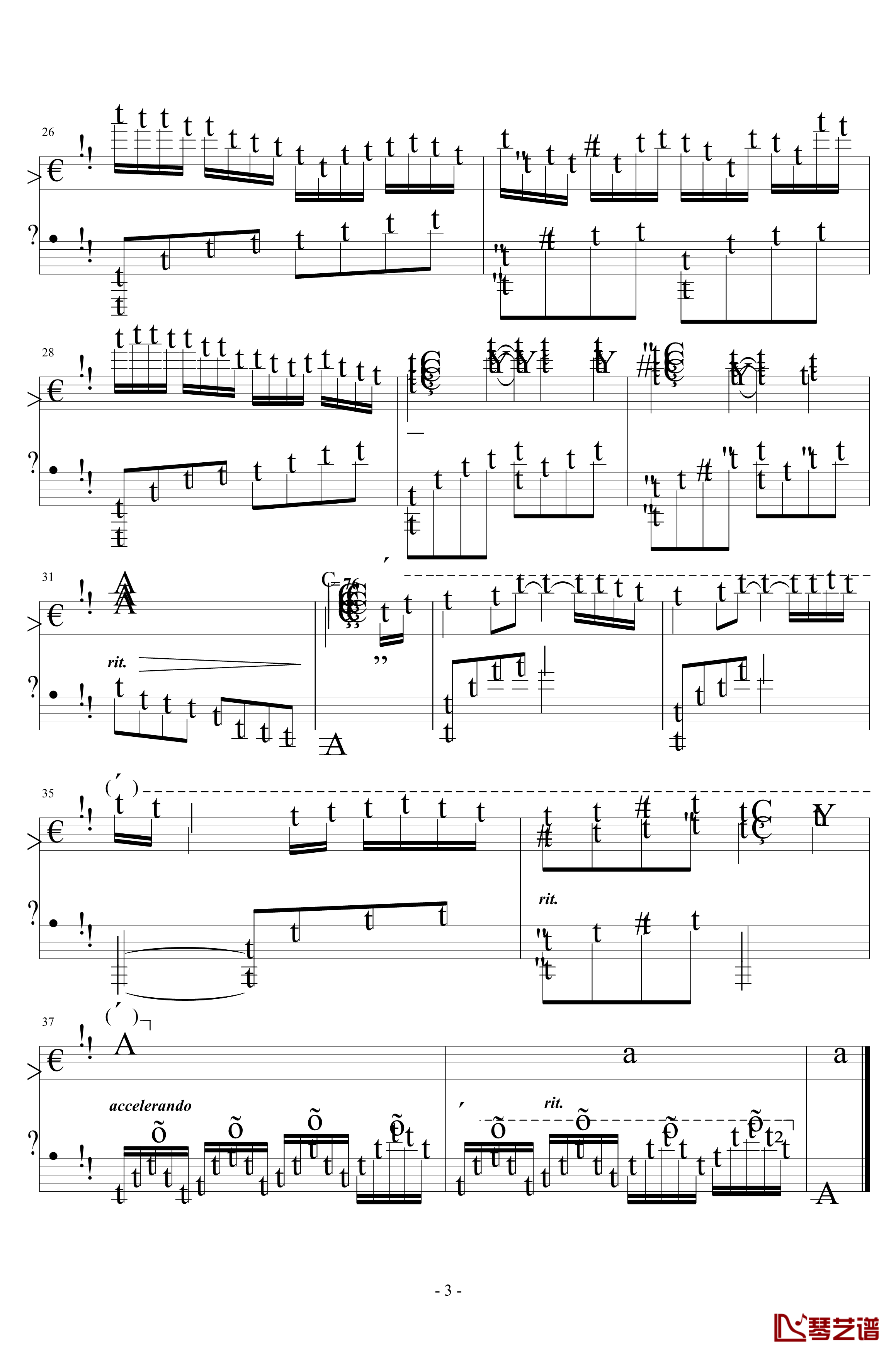 The 105th钢琴谱-WhiteCapella3