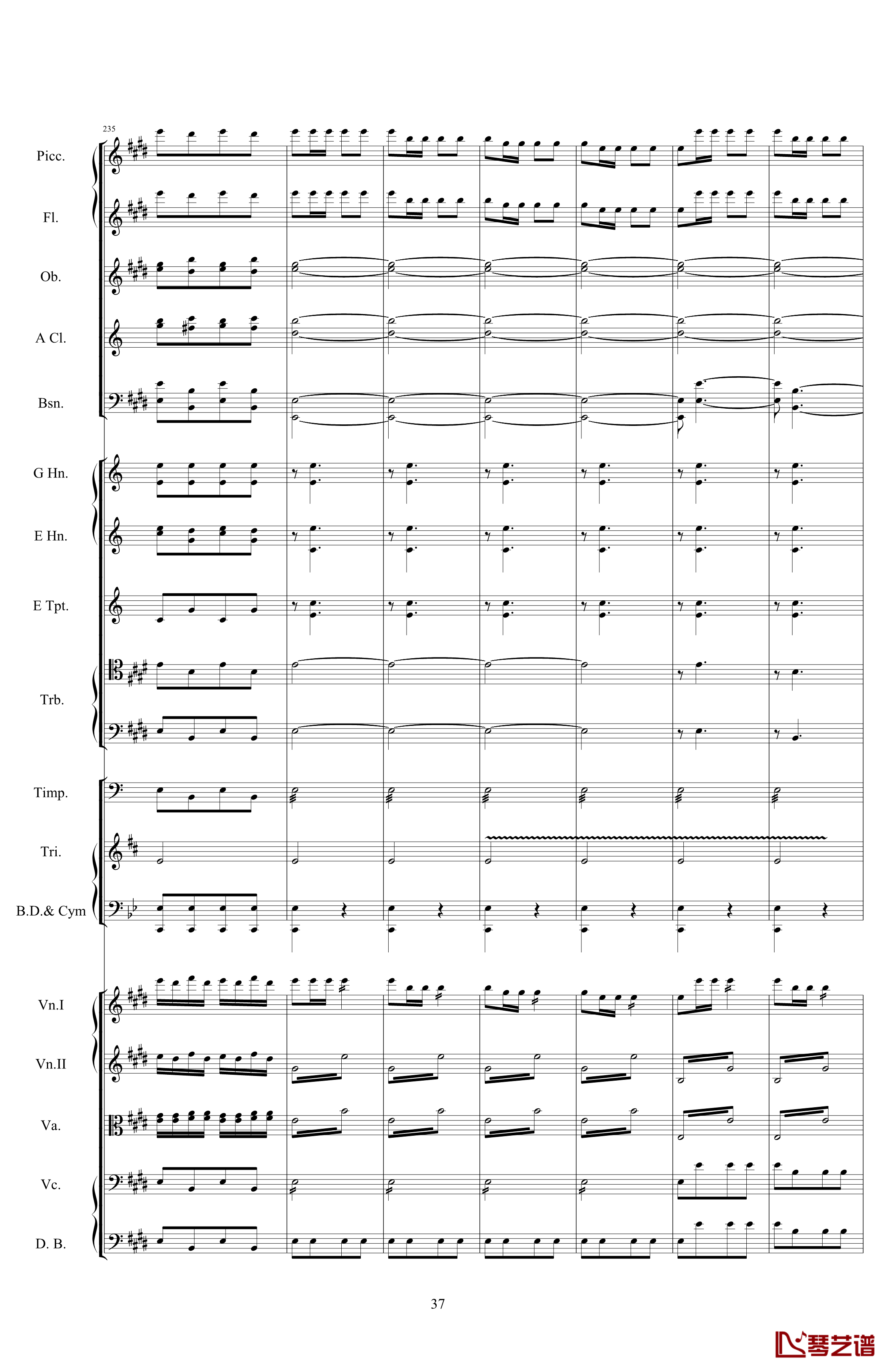 威廉退尔序曲钢琴谱-原版扒谱-罗西尼37