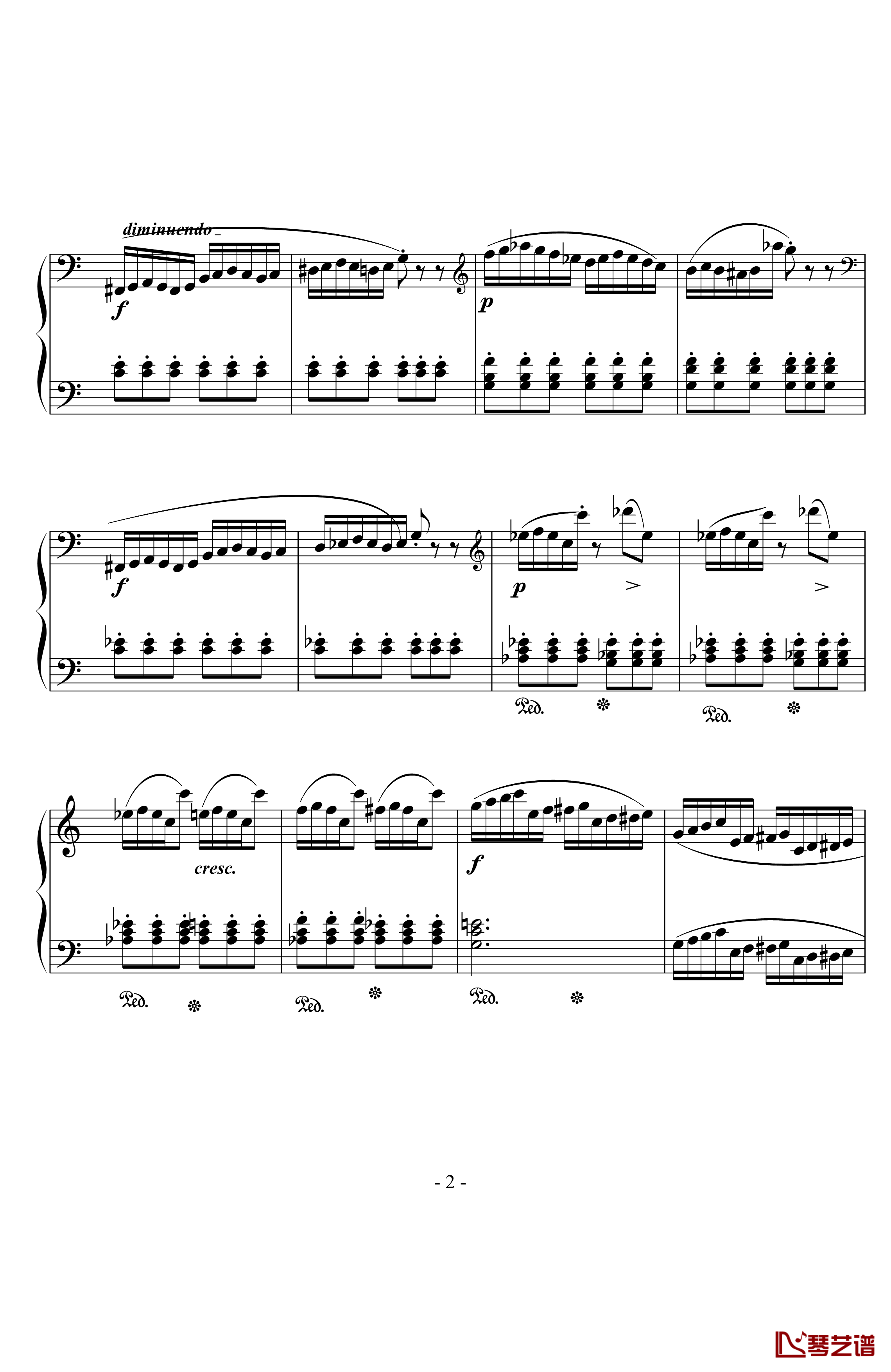 快步钢琴谱-布格缪勒2