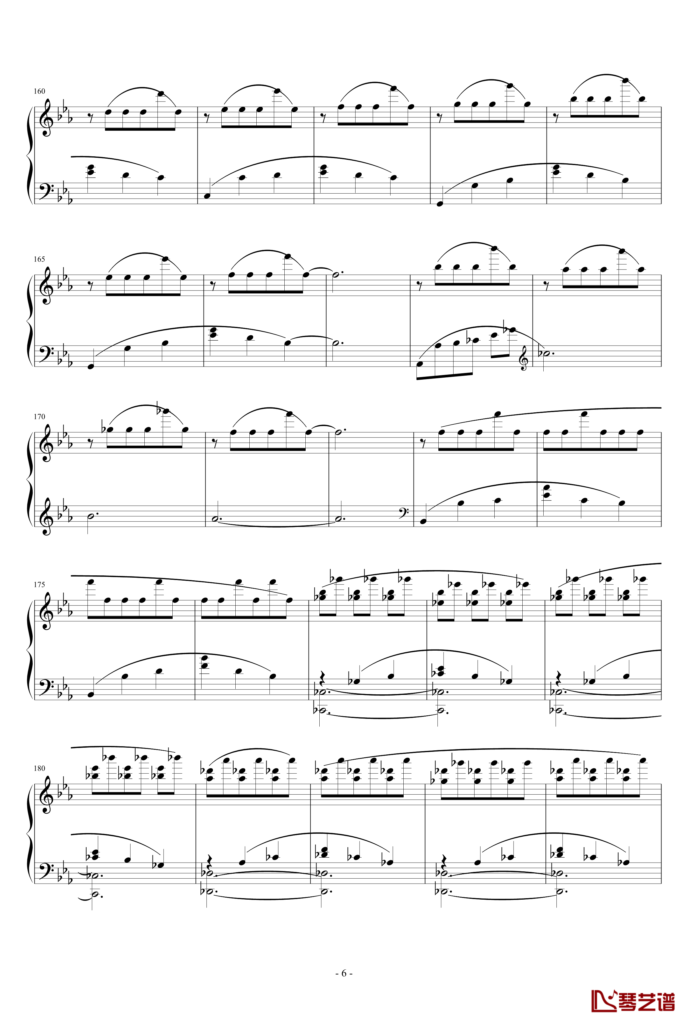Blue Waltz钢琴谱-Mazeppa秋涯6