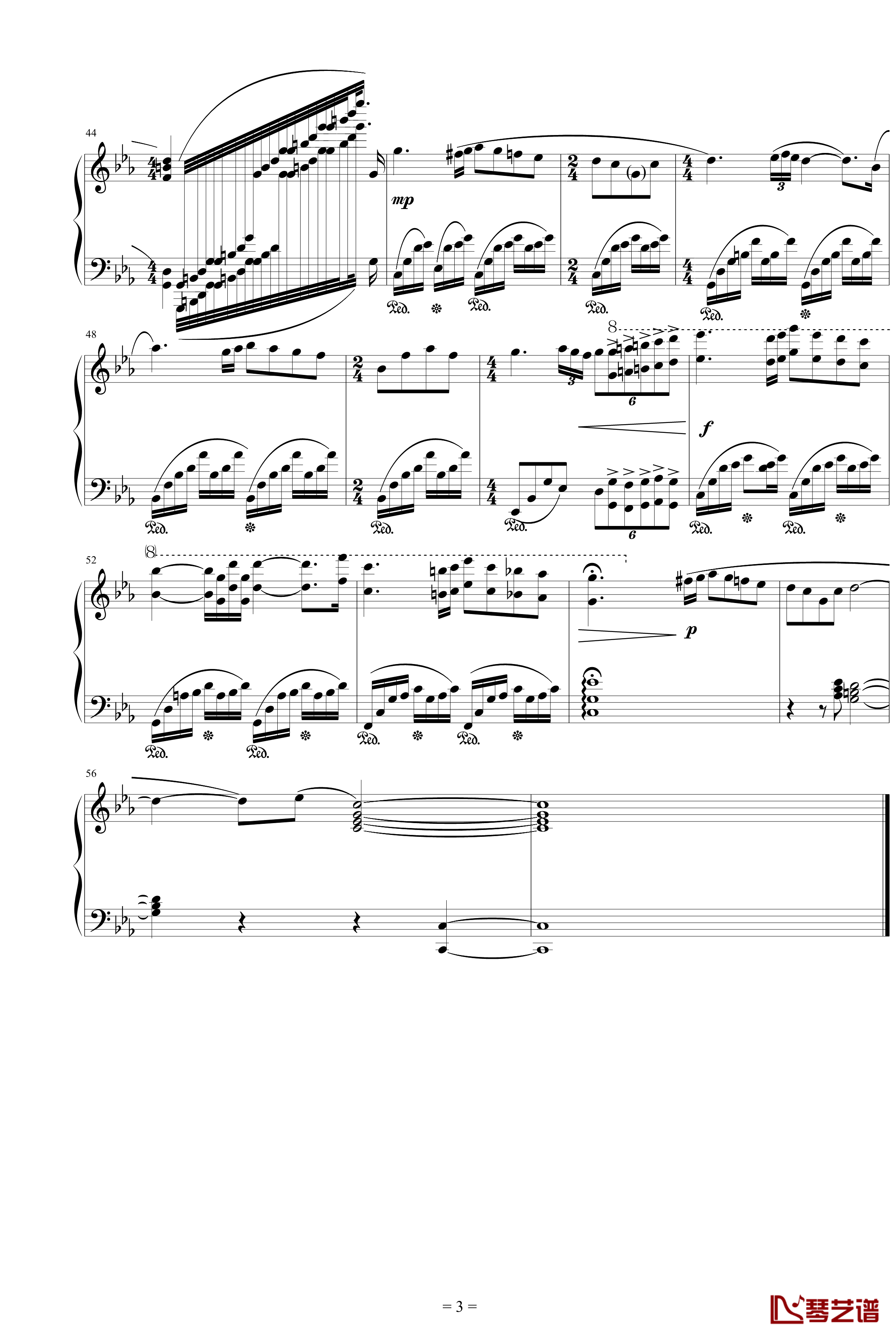 爱的协奏曲钢琴谱-特别版-克莱德曼3