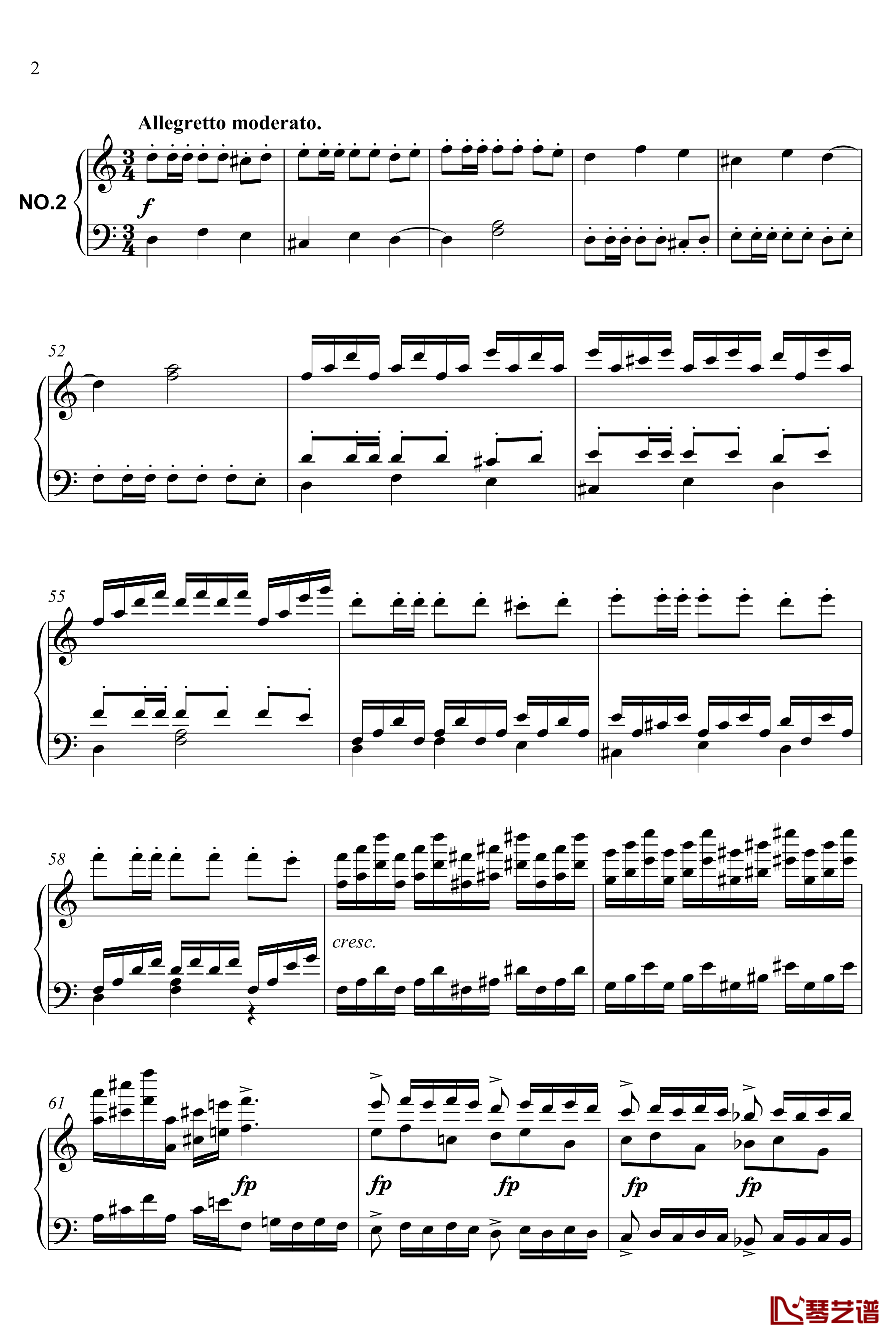 小曲2首钢琴谱-Kohaku2