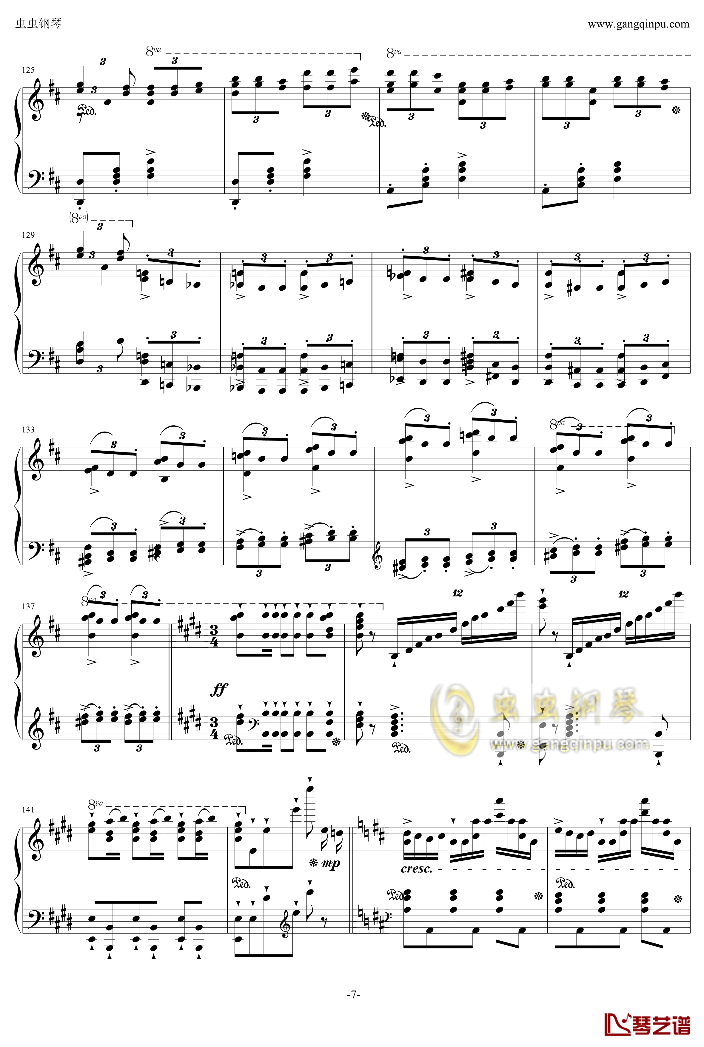 清教徒的回忆钢琴谱-引子和波兰舞曲-李斯特7