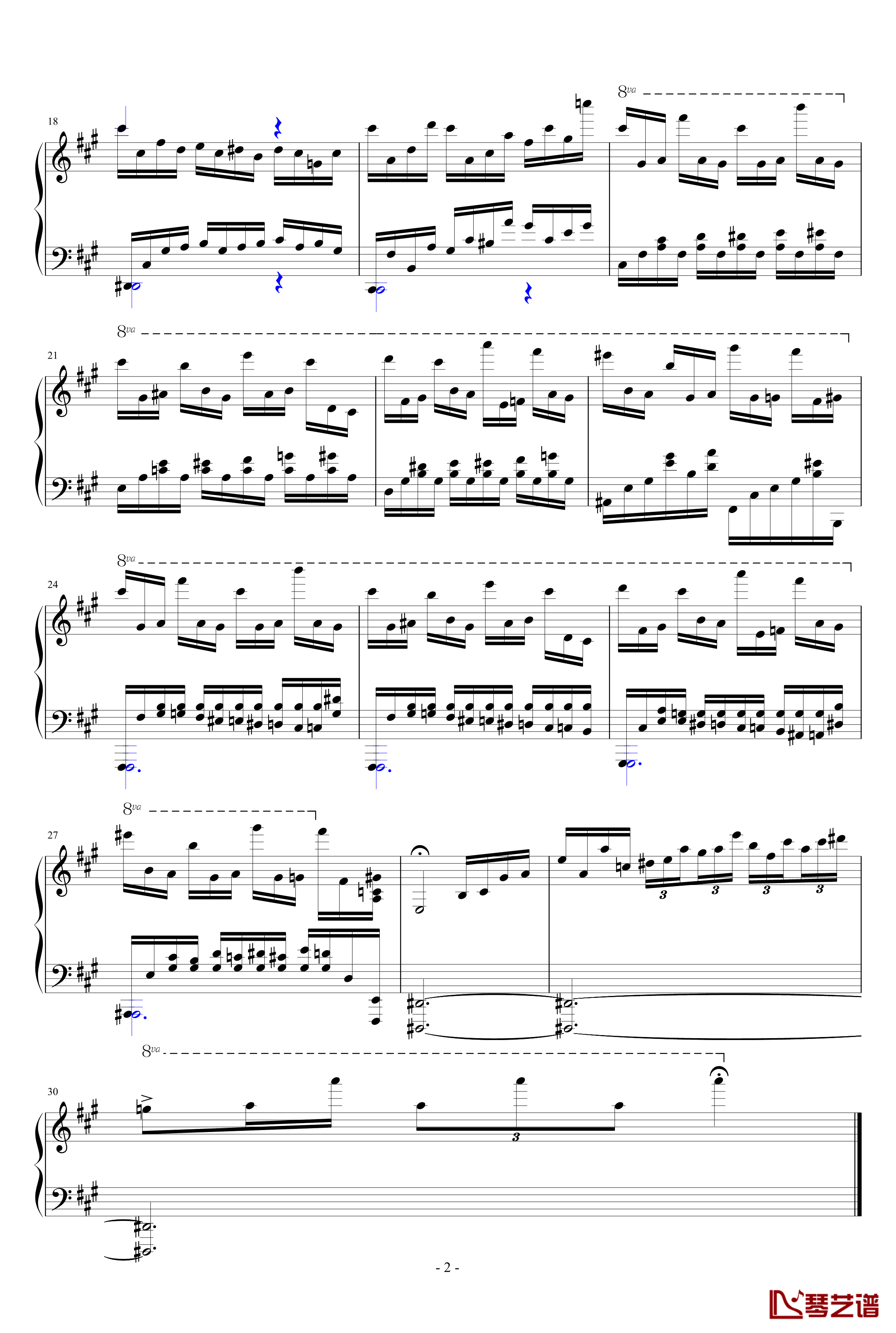 旋转的银河钢琴谱-烂尾工程-李方略2