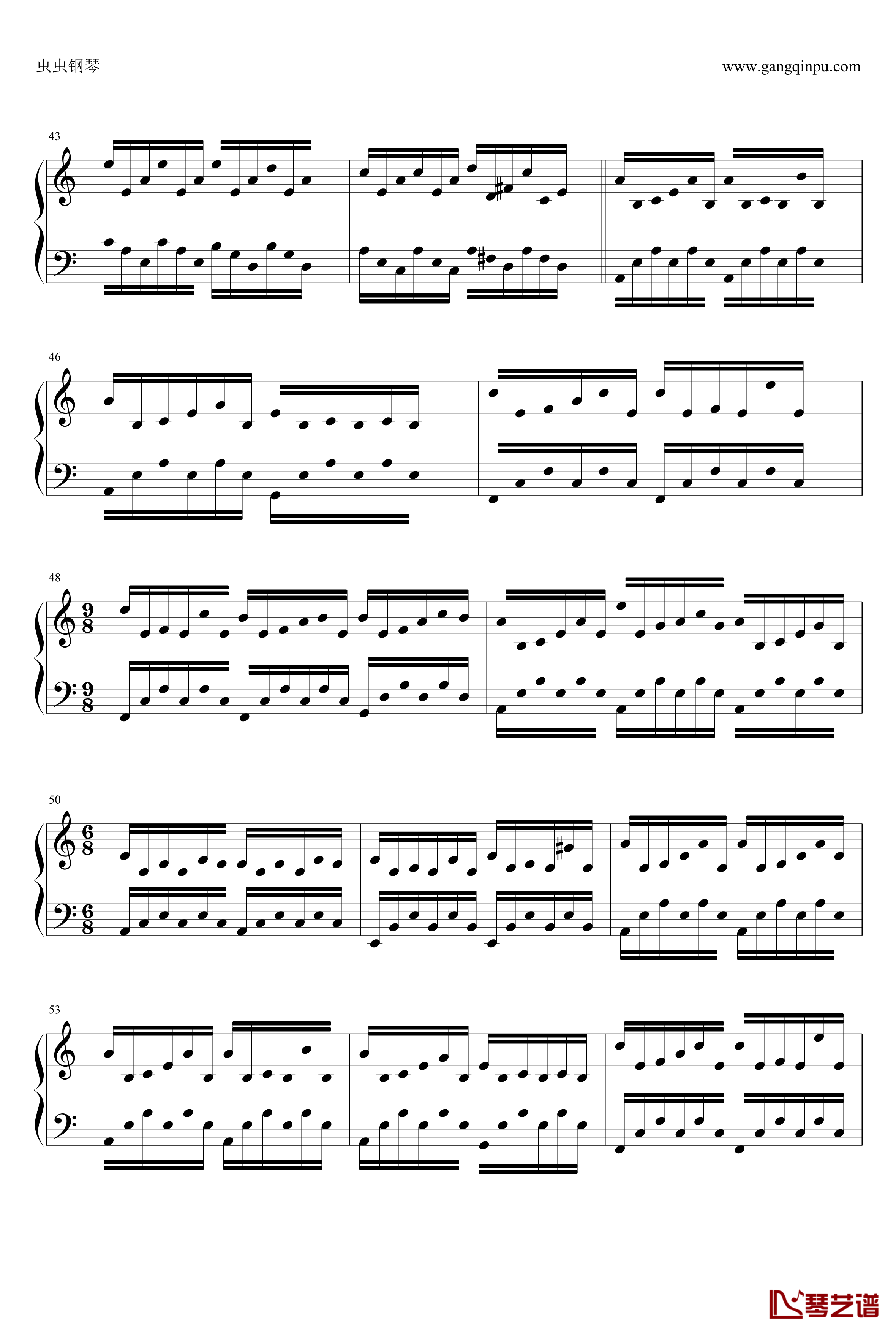钢琴课钢琴谱-The Piano-Maksim Mrvica4