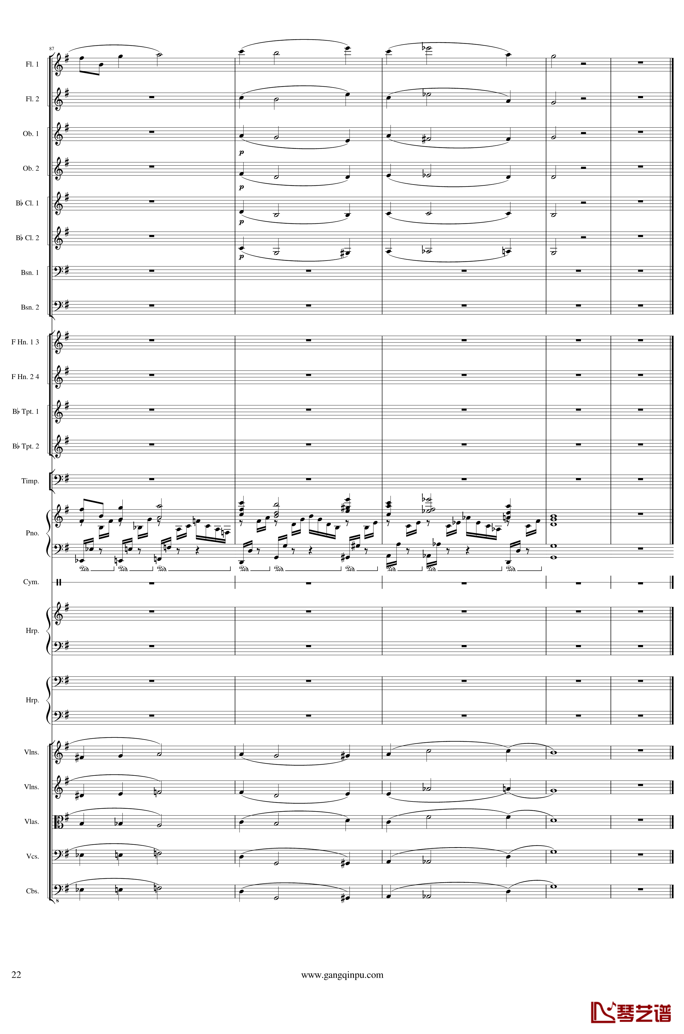 Symphonic Poem No.3, Op.91 Part 2钢琴谱-一个球22