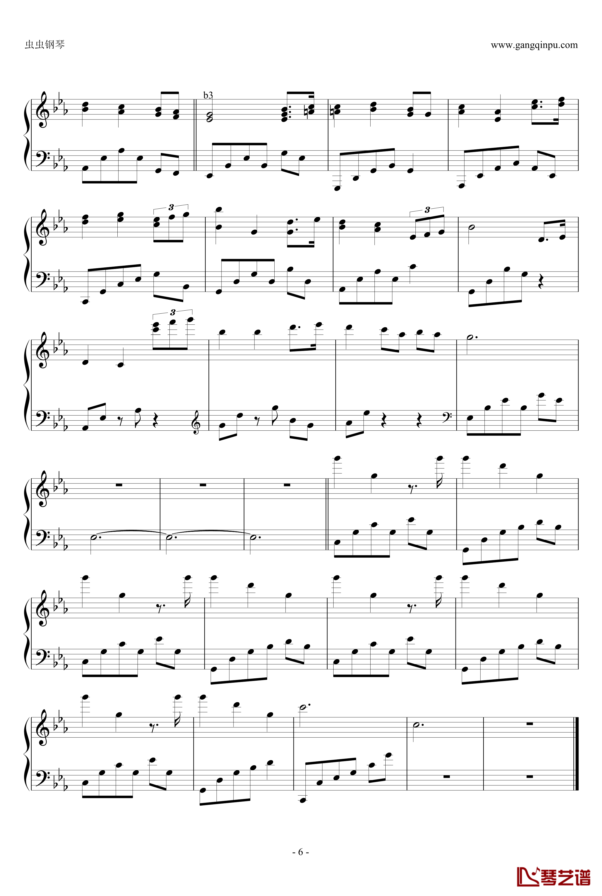 A Breathtaking Piano Piece钢琴谱-jervy hou6