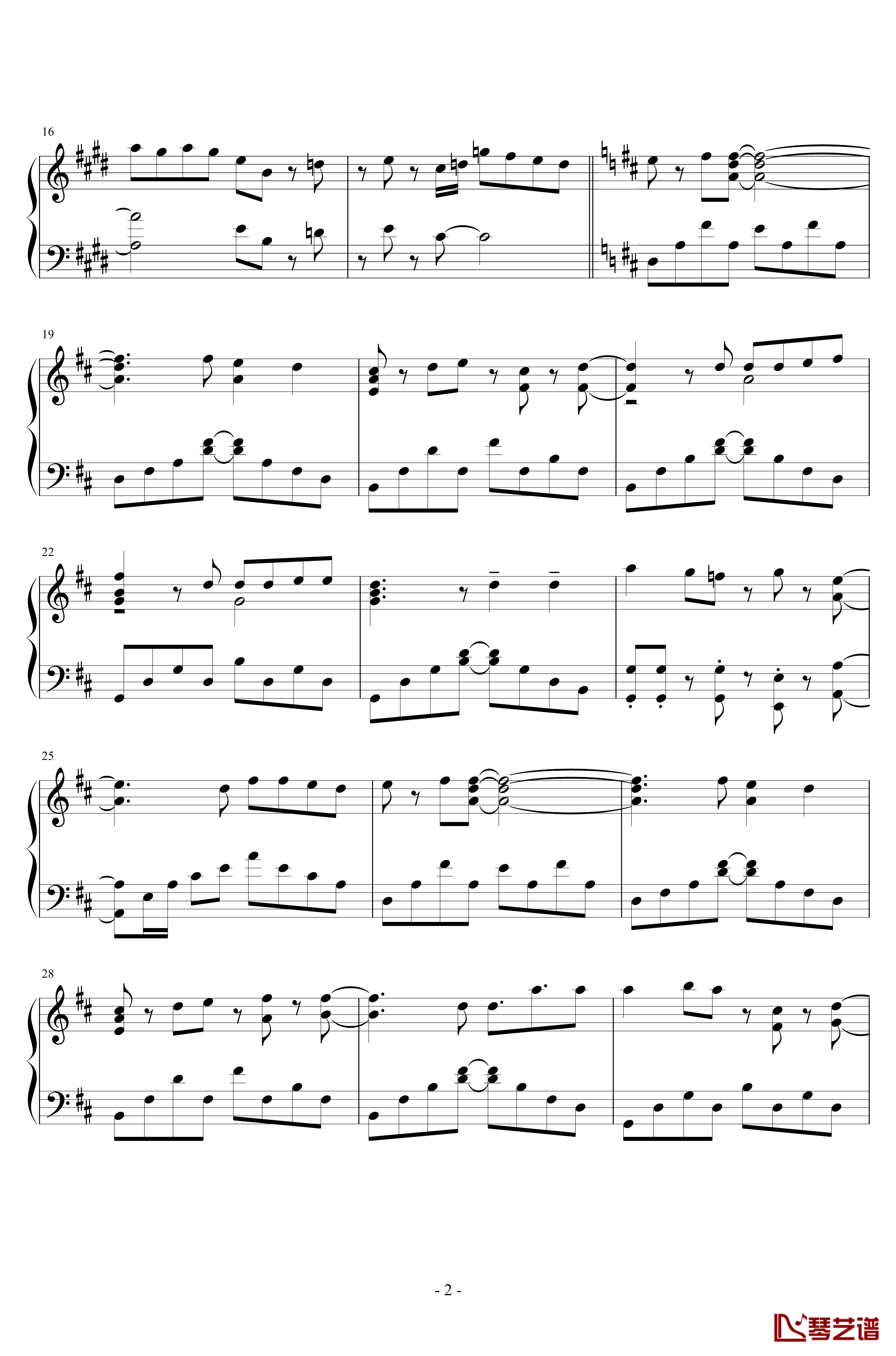 龙王的工作op钢琴谱-~コレカラ-从今以后--一月番2