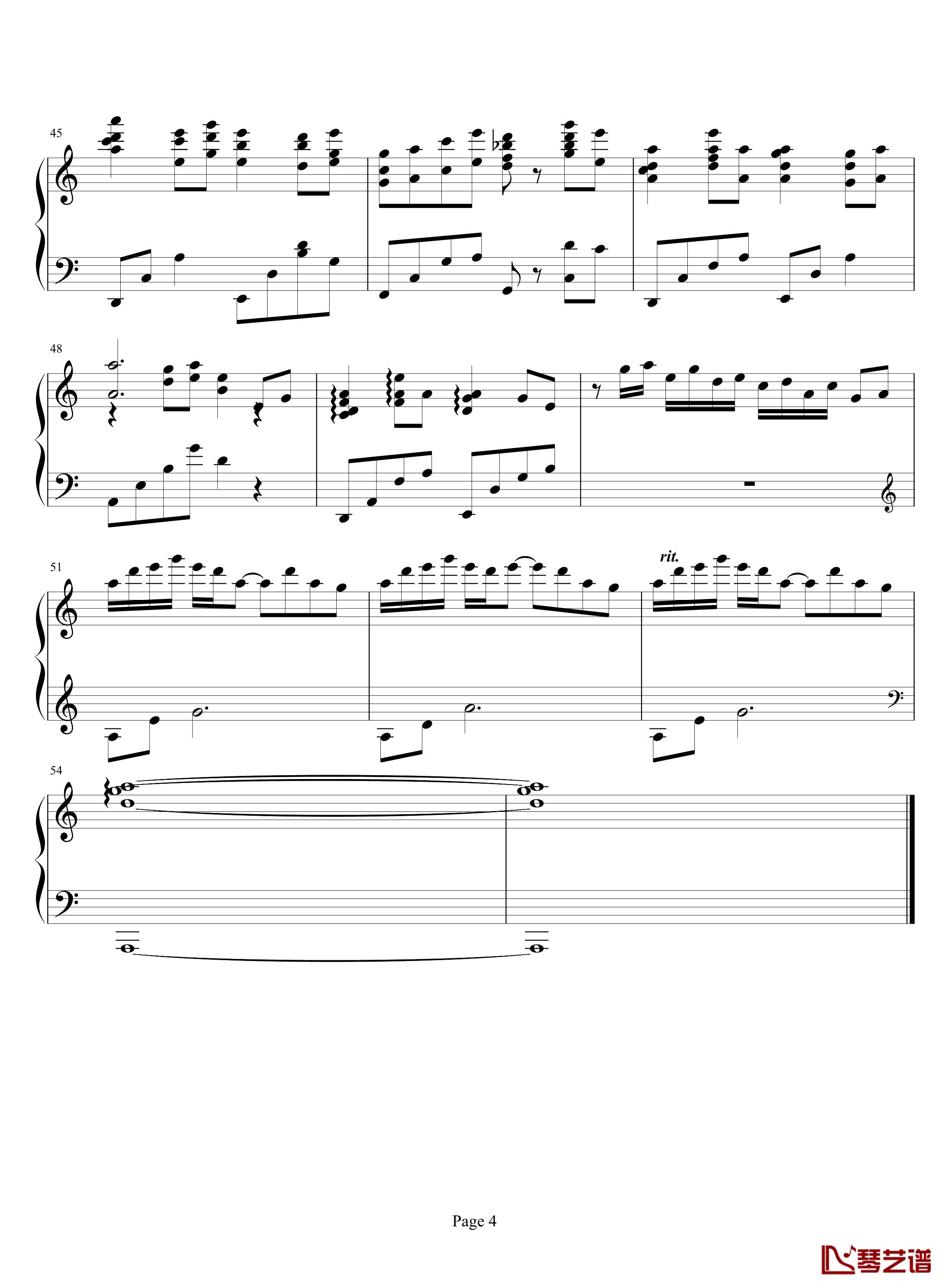 Loadstar钢琴谱-M2U4