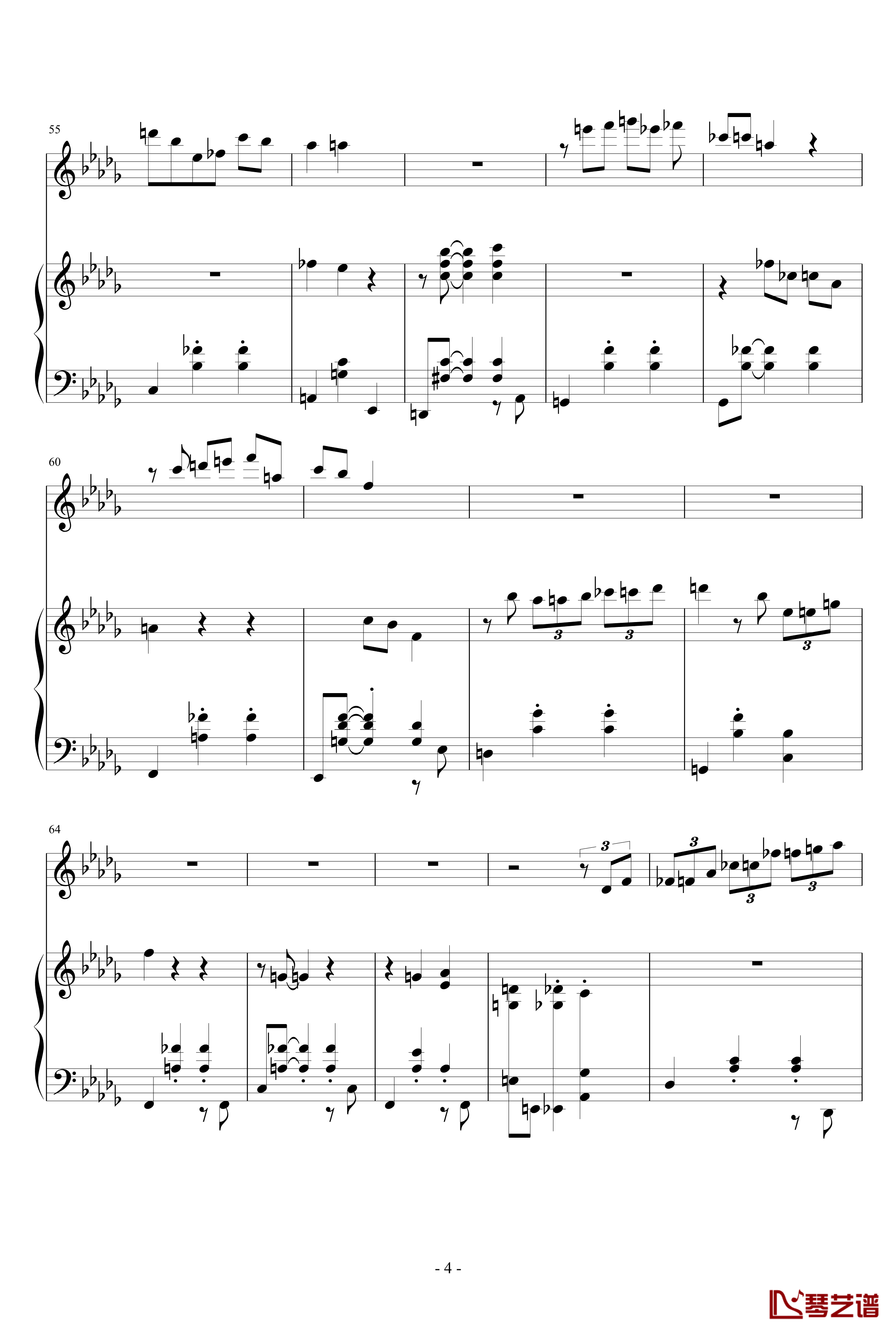 小华尔兹钢琴谱-演奏版-thisisit20094