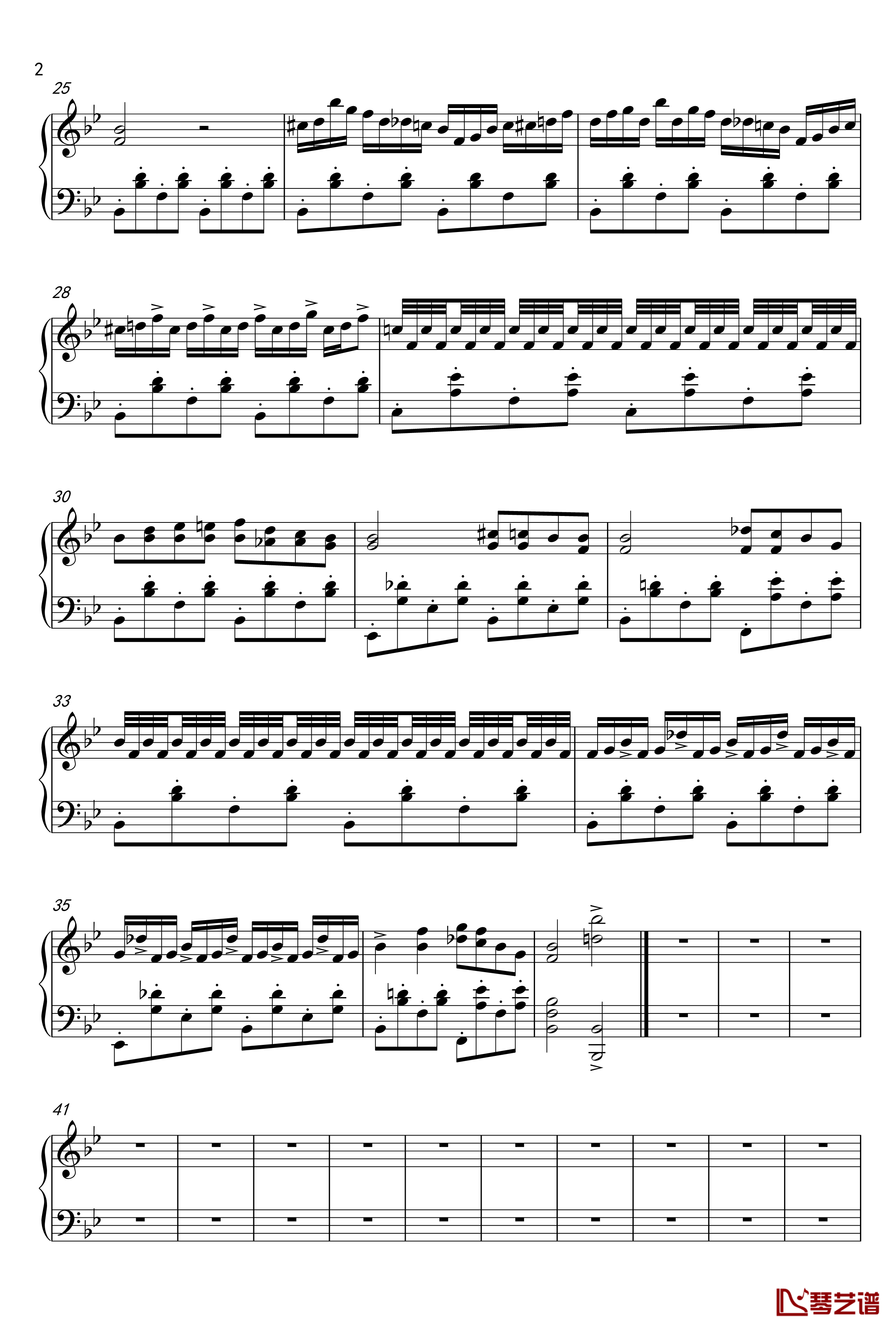 The Dancing Violinist钢琴谱-Kramer-首超级好玩的爵士小品2