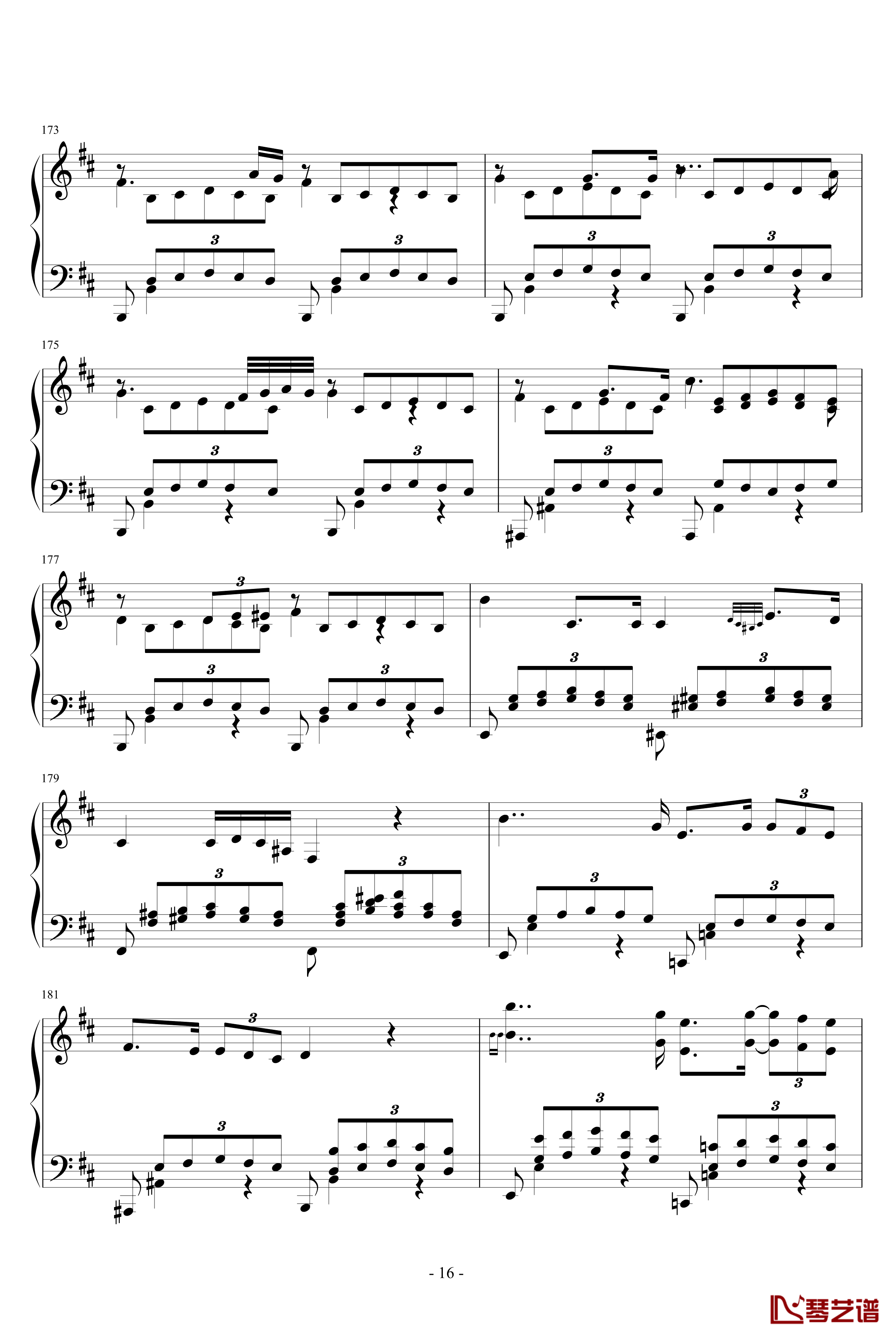 诺玛的回忆钢琴谱-十大最难钢琴曲之一-李斯特16