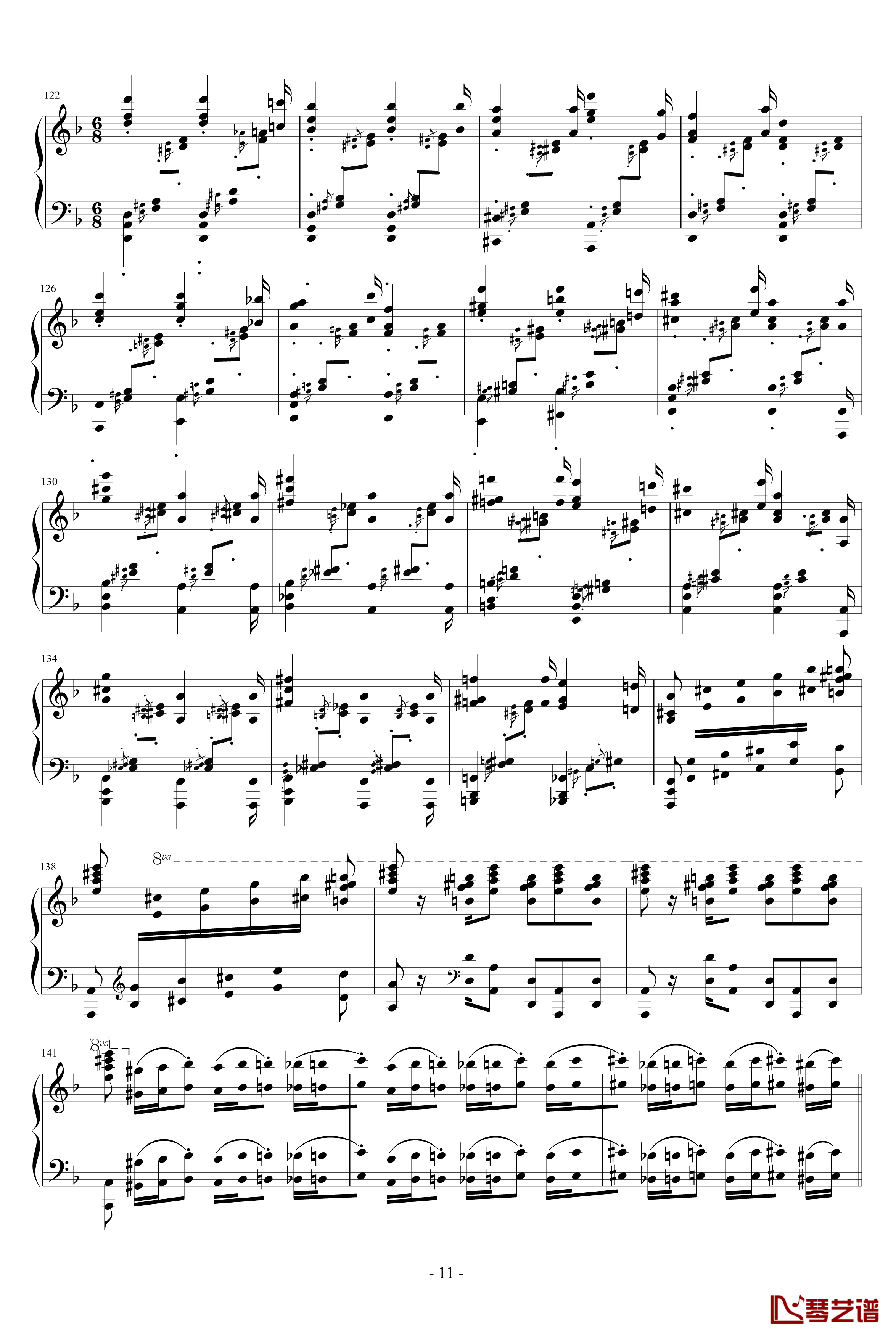 Mazeppa钢琴谱-超技练习曲第4首-李斯特11