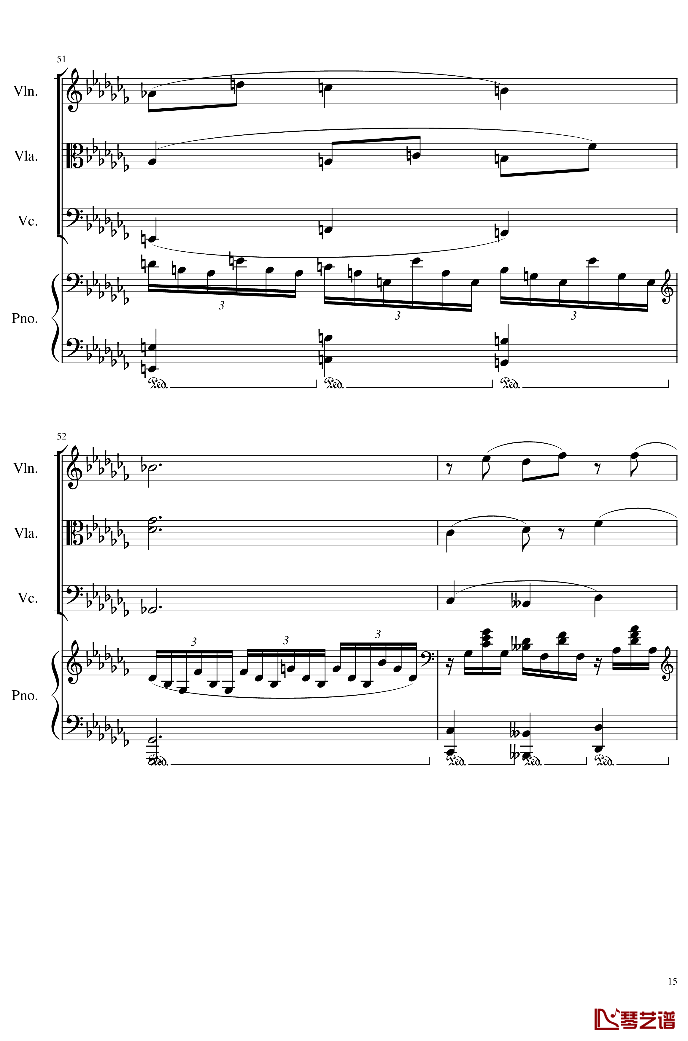 I love Minecraft, Op.96钢琴谱-一个球15