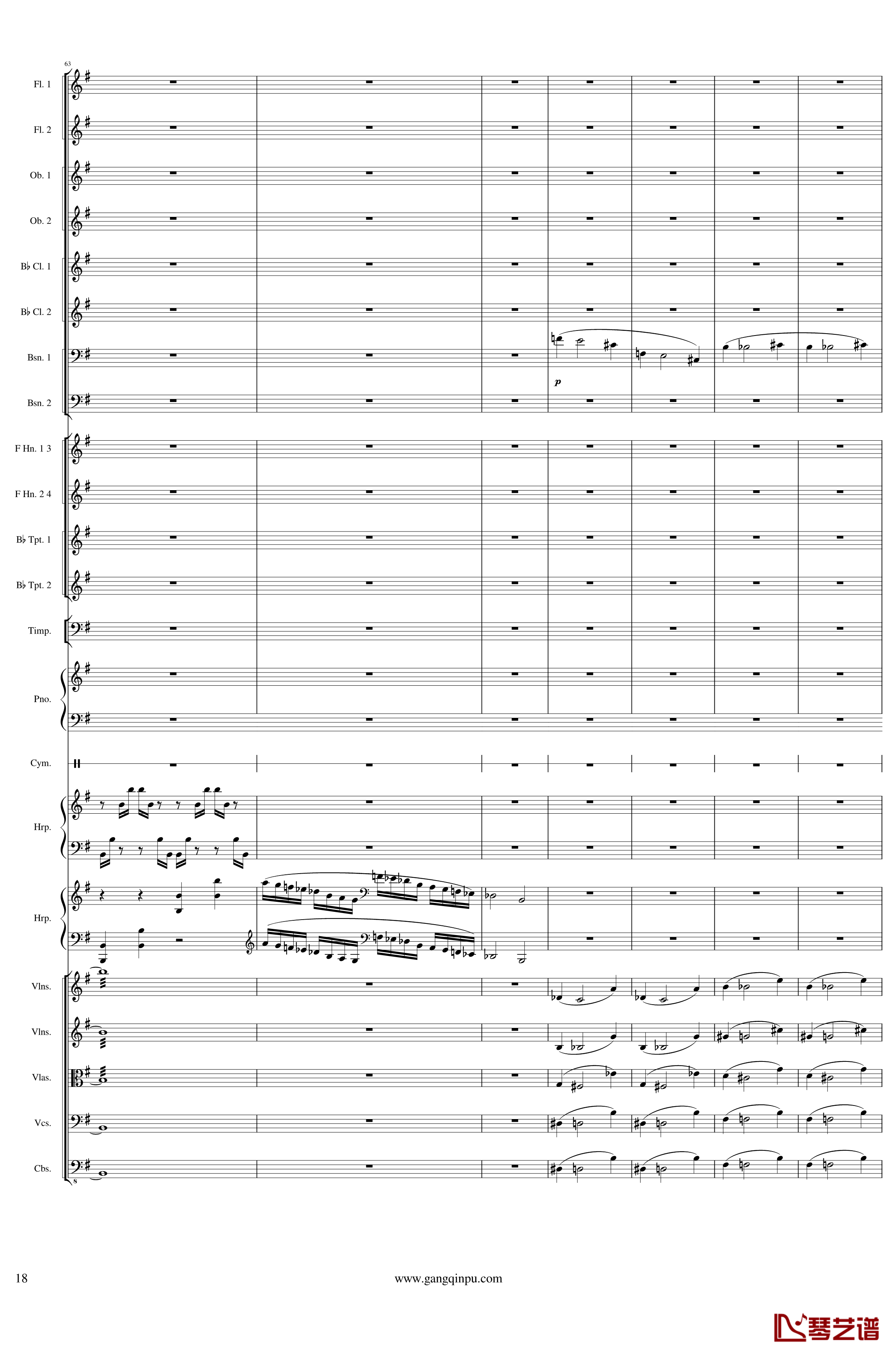 Symphonic Poem No.3, Op.91 Part 2钢琴谱-一个球18