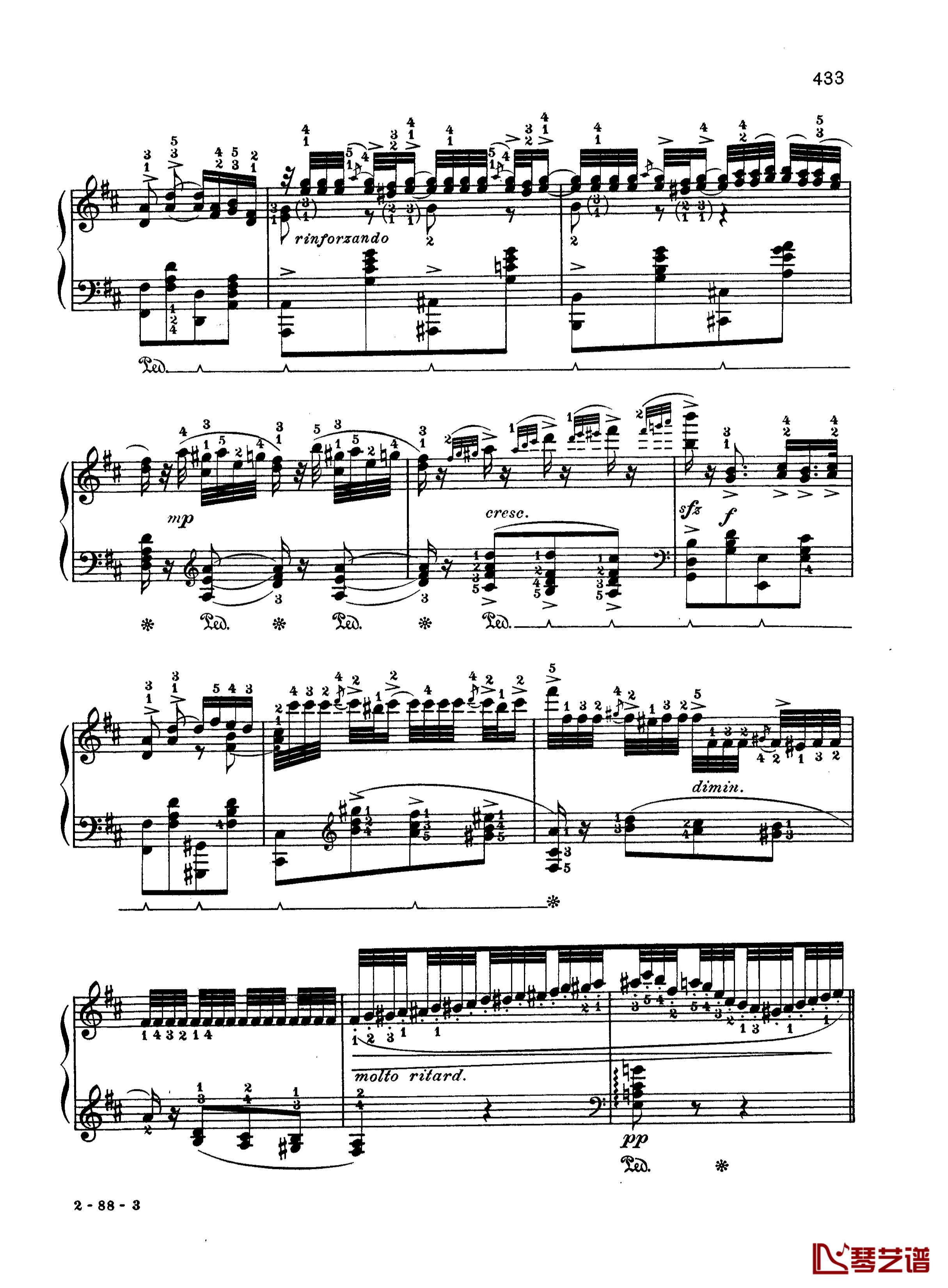 小夜曲 Op.15  No.1钢琴谱-莫什科夫斯基-Moszkowski2