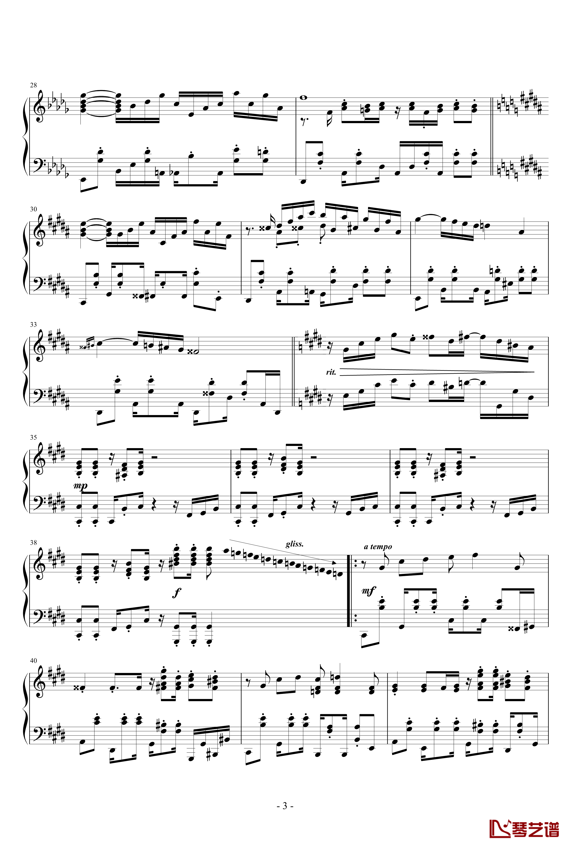 O Capriccio de Mariano钢琴谱-十音散人3