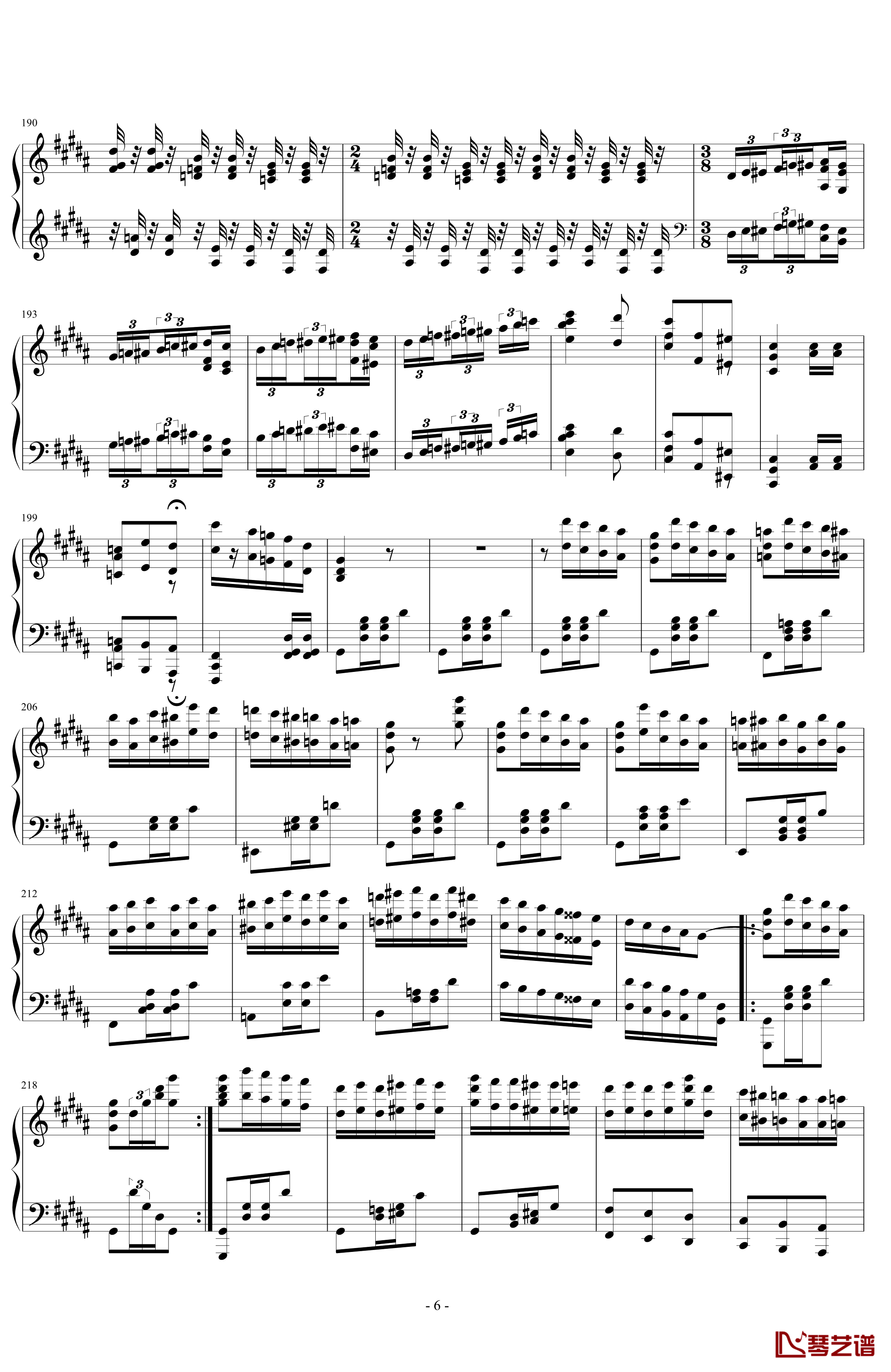 G小调狂想曲钢琴谱-PARROT1866