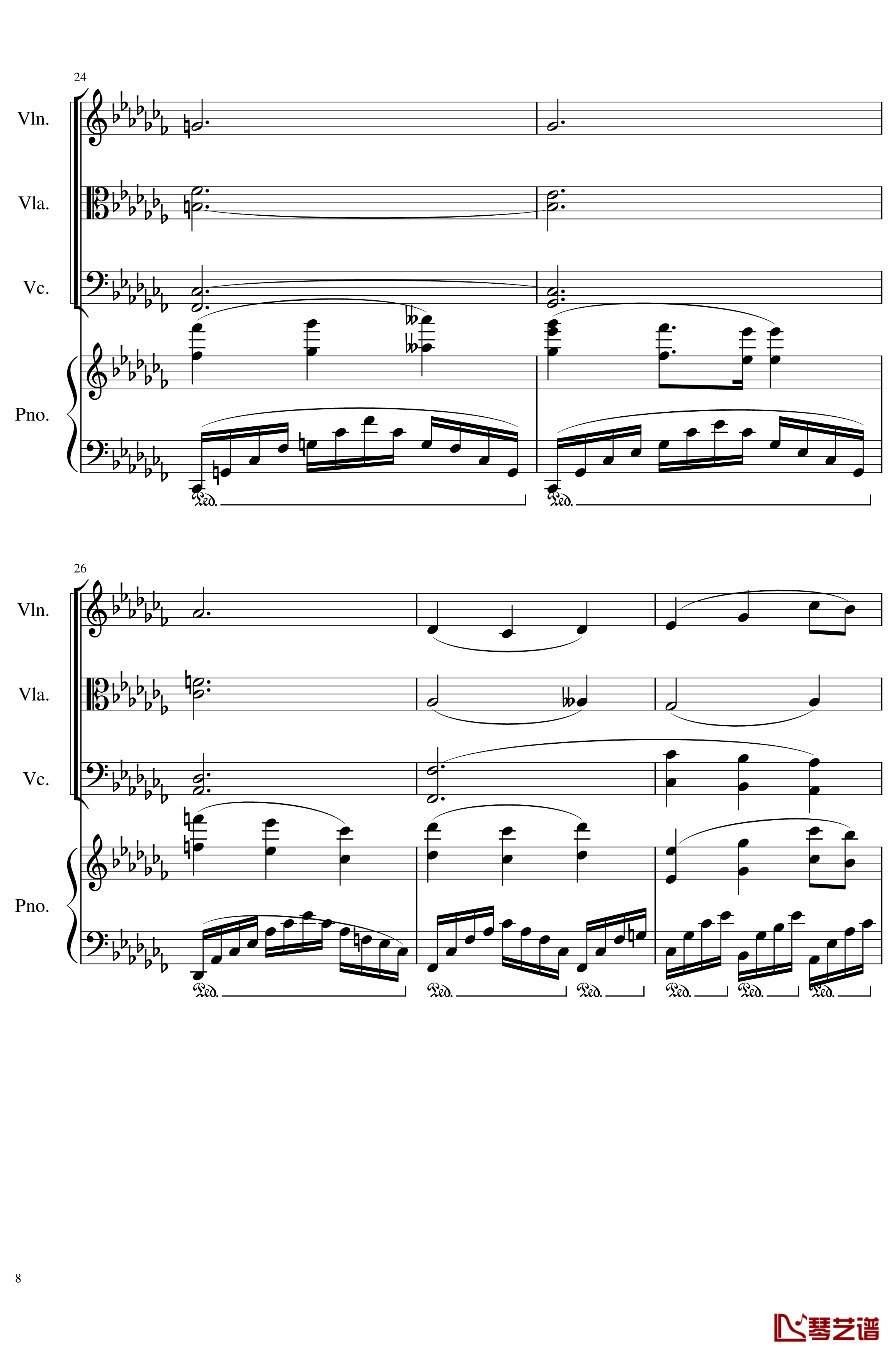 I love Minecraft, Op.96钢琴谱-一个球8