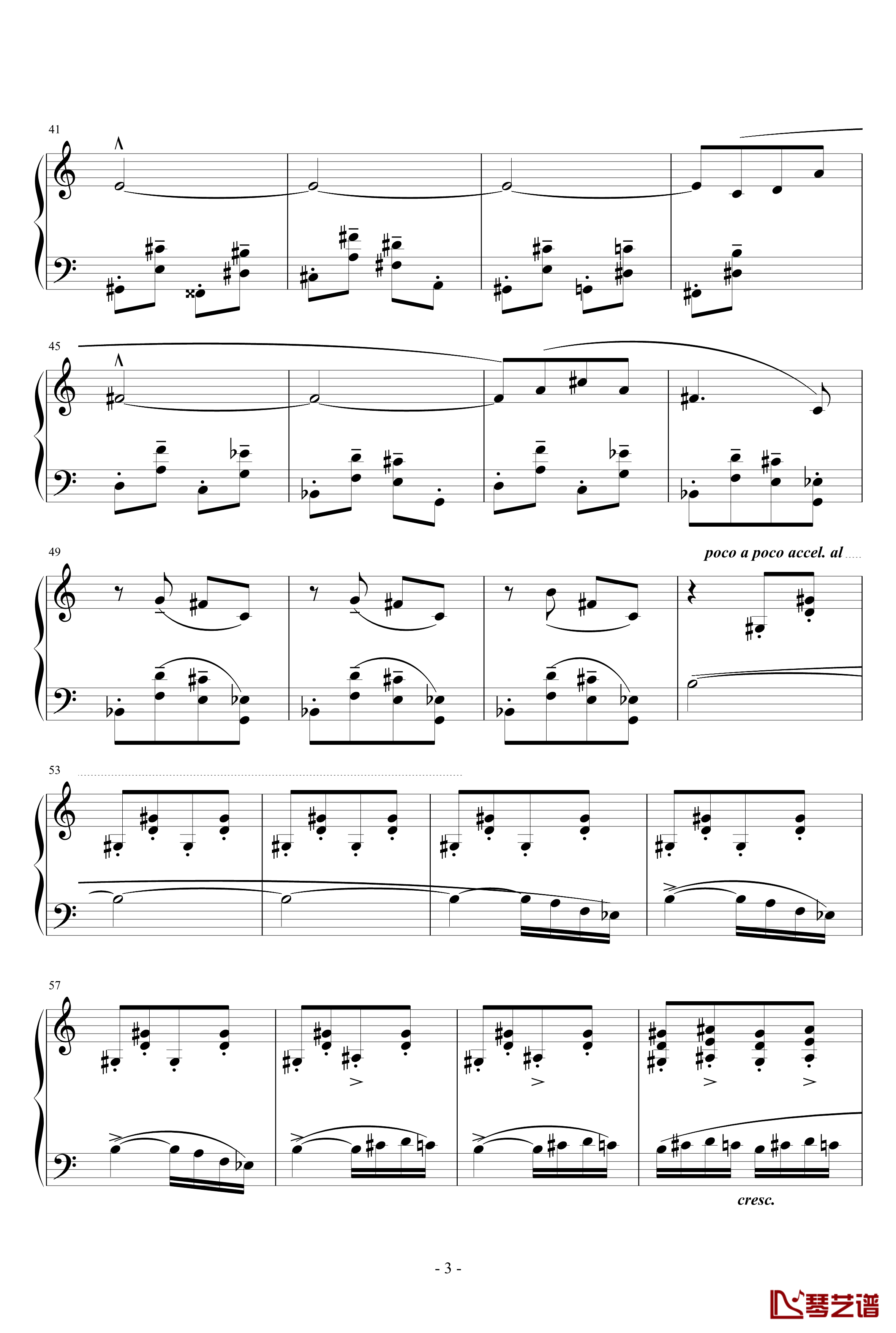 组曲第一首钢琴谱-巴托克3