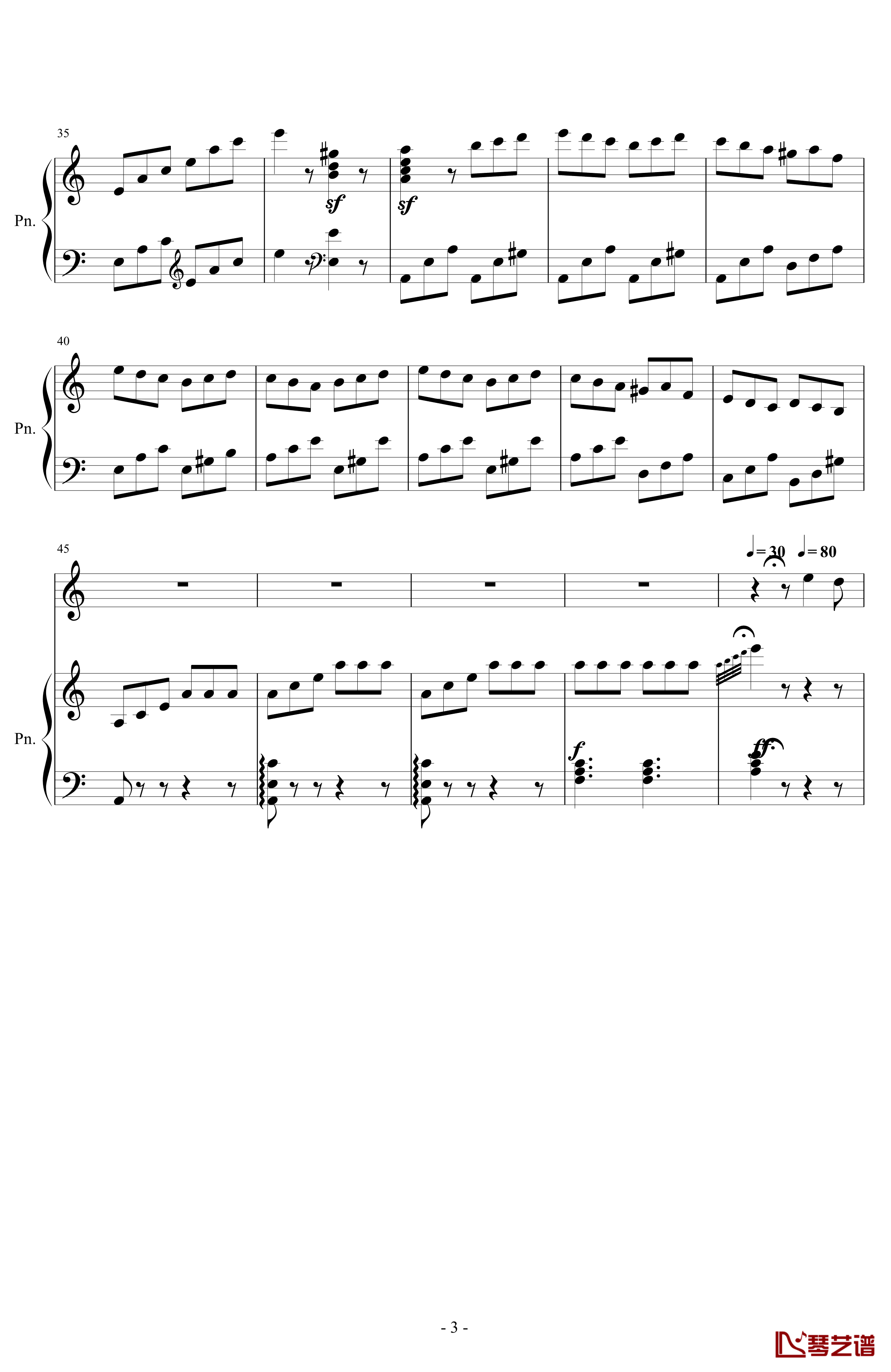 La Danza钢琴谱-Tarantella napoletana-罗西尼3