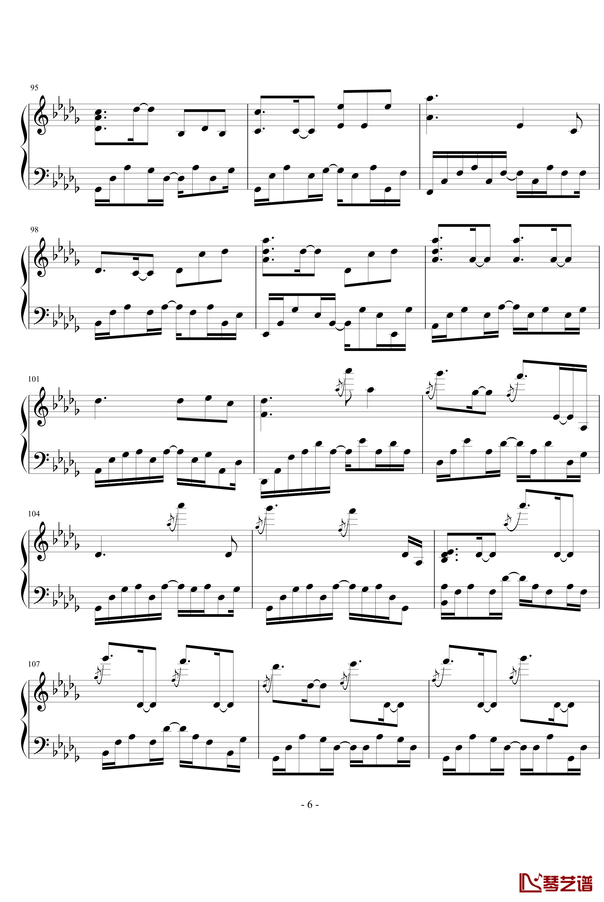 Love钢琴谱-Yiruma6