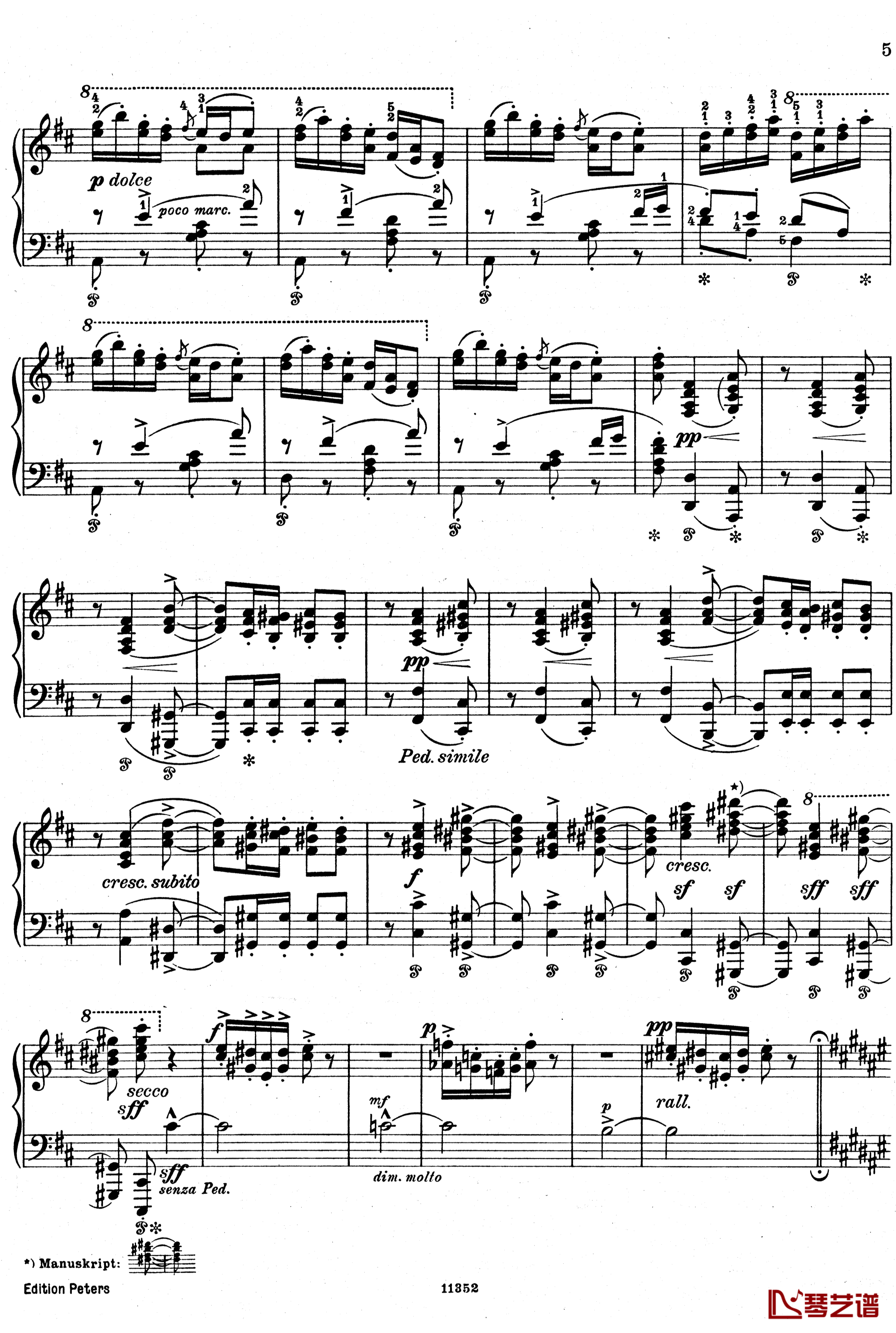 升F大调沙龙波尔卡  Op.7  No.1 钢琴谱-斯美塔那2