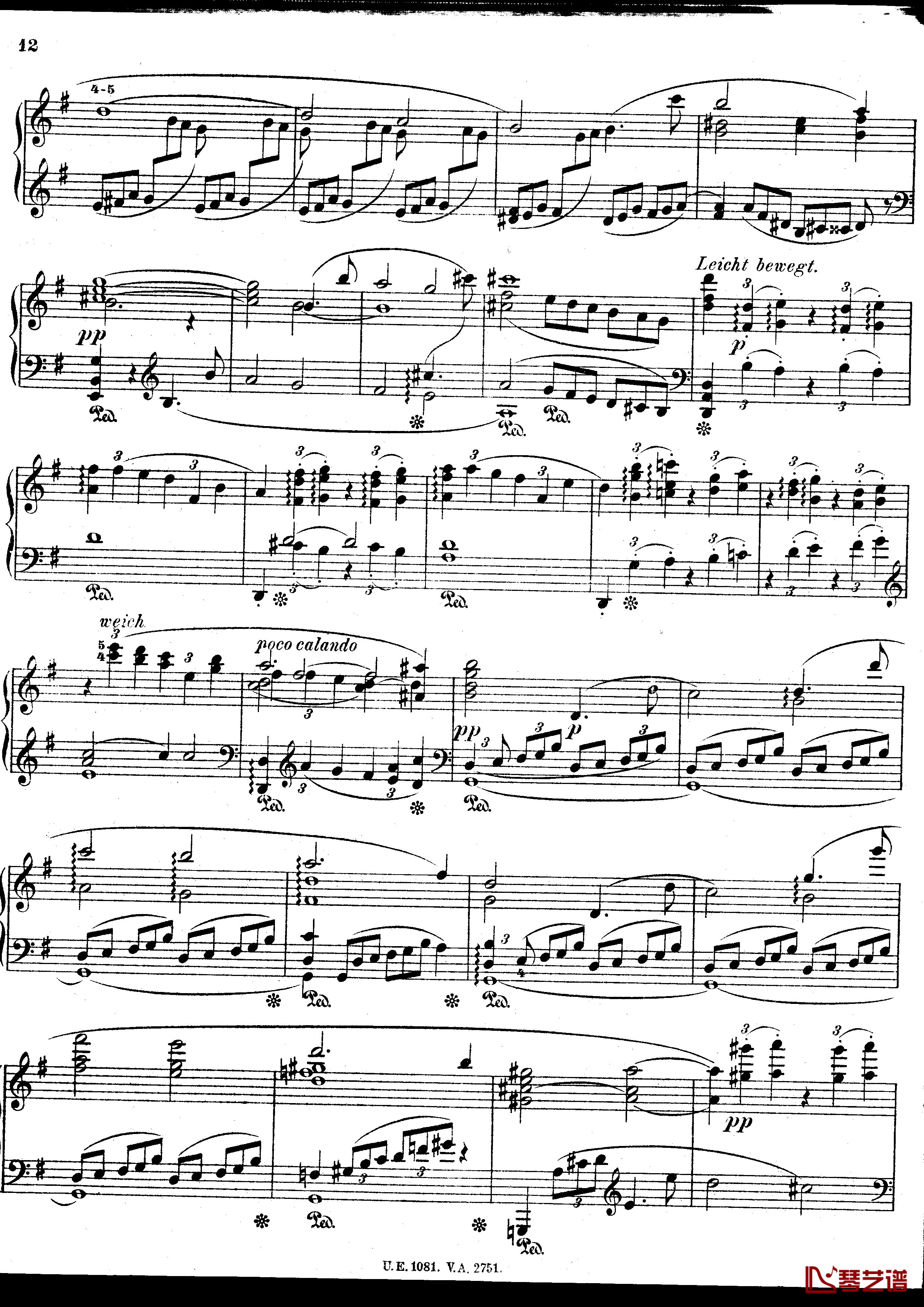 死与净化  Op.24钢琴谱-施特劳斯10