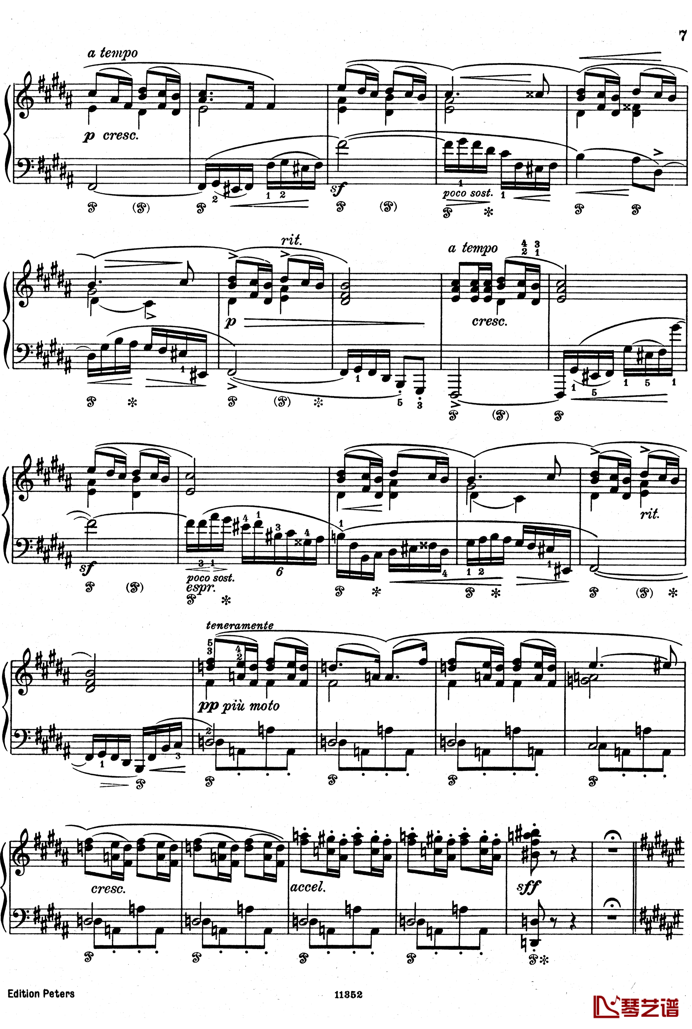升F大调沙龙波尔卡  Op.7  No.1 钢琴谱-斯美塔那4