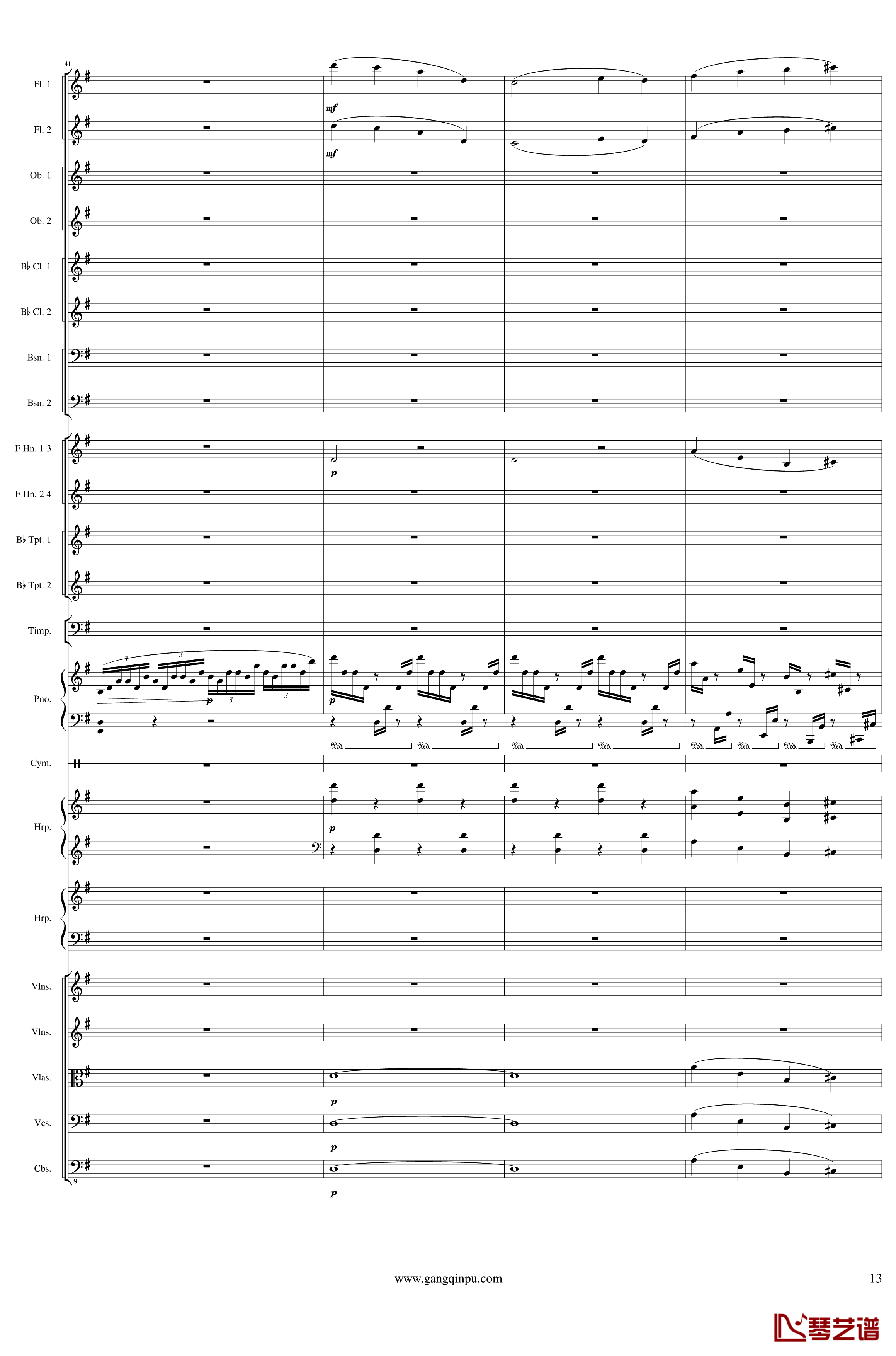 Symphonic Poem No.3, Op.91 Part 2钢琴谱-一个球13
