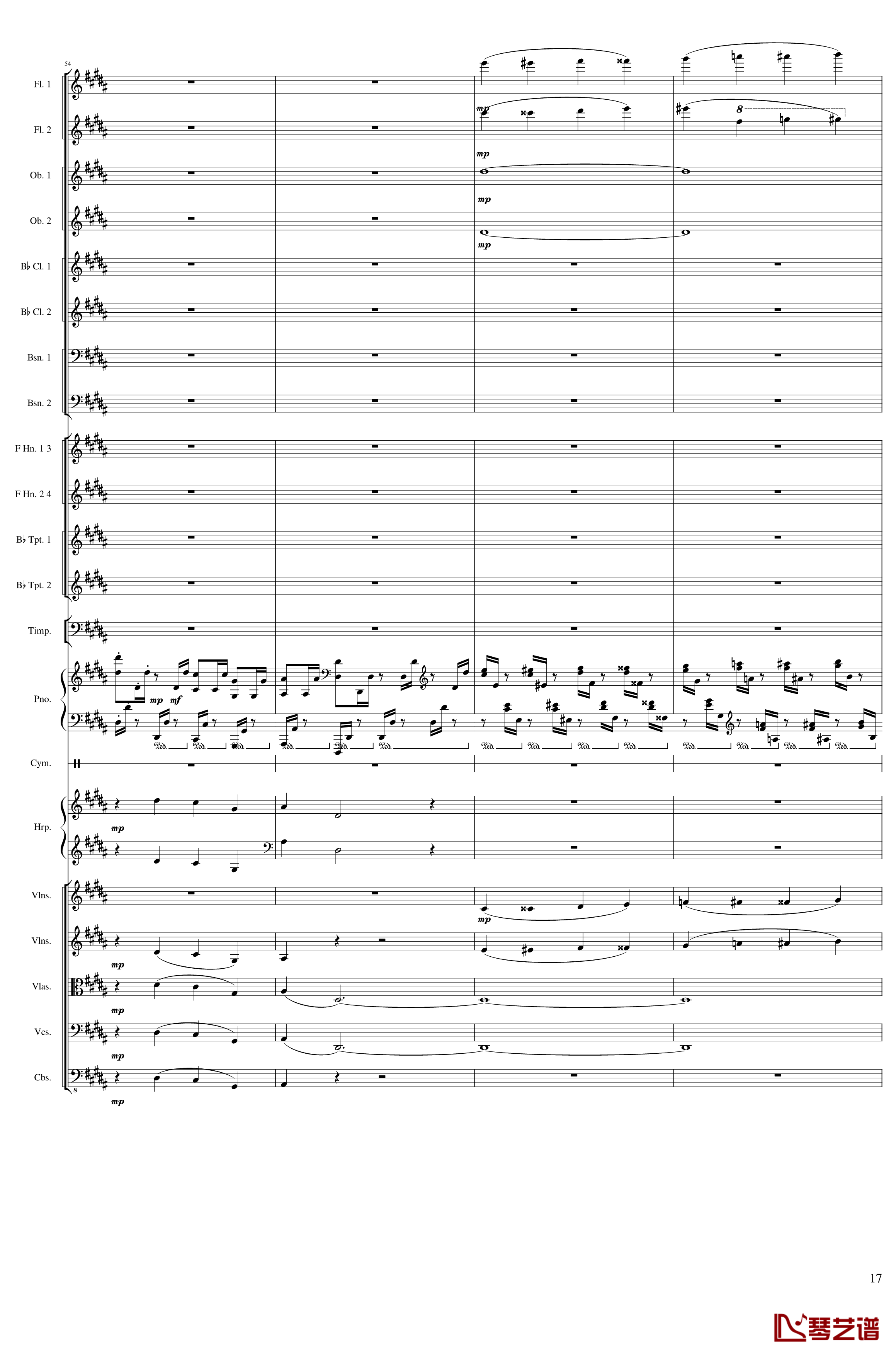 Symphonic Poem No.3, Op.91 Part 3钢琴谱-一个球17