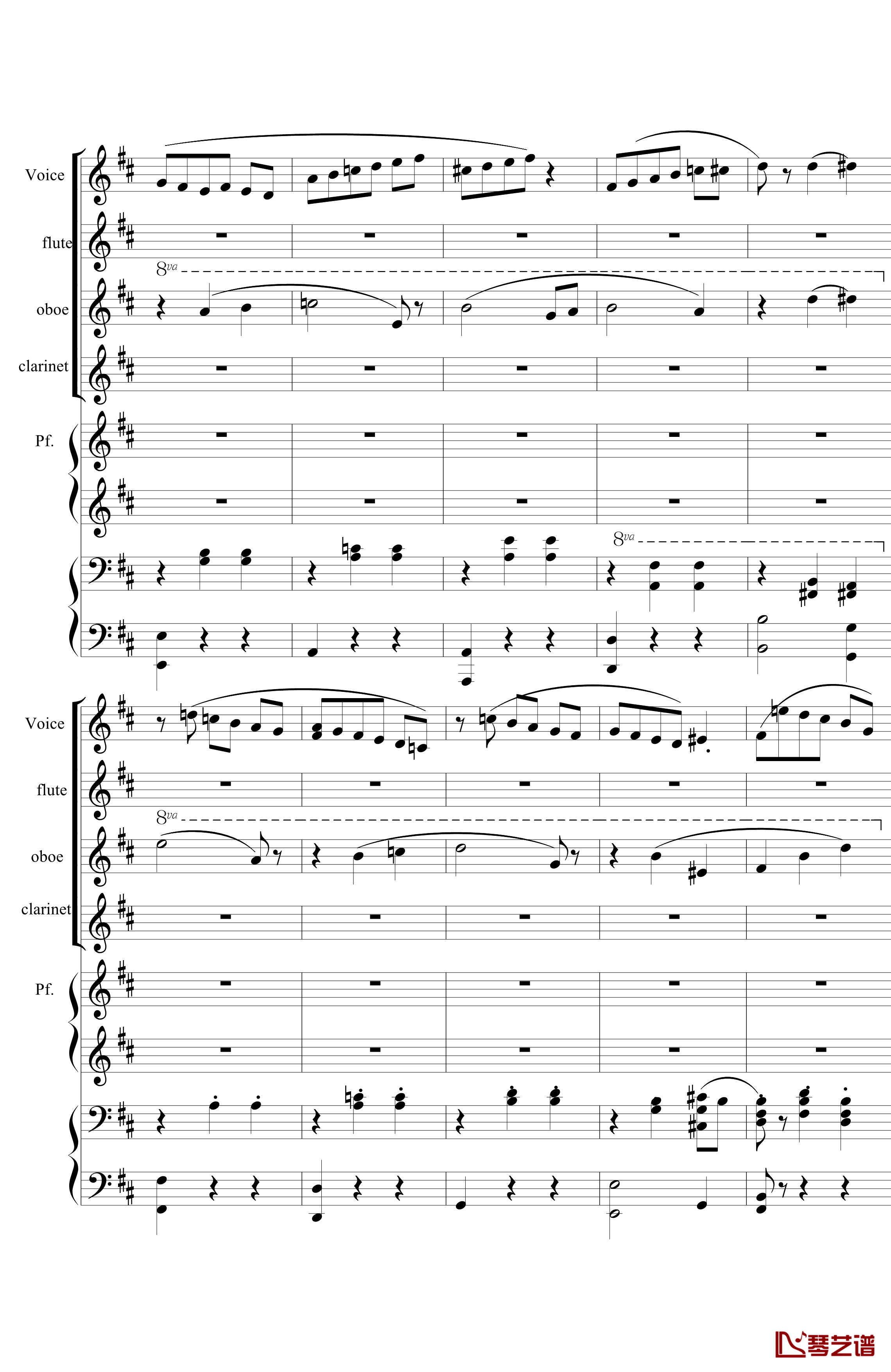 花之圆舞曲钢琴谱-室内乐-柴科夫斯基-Peter Ilyich Tchaikovsky11