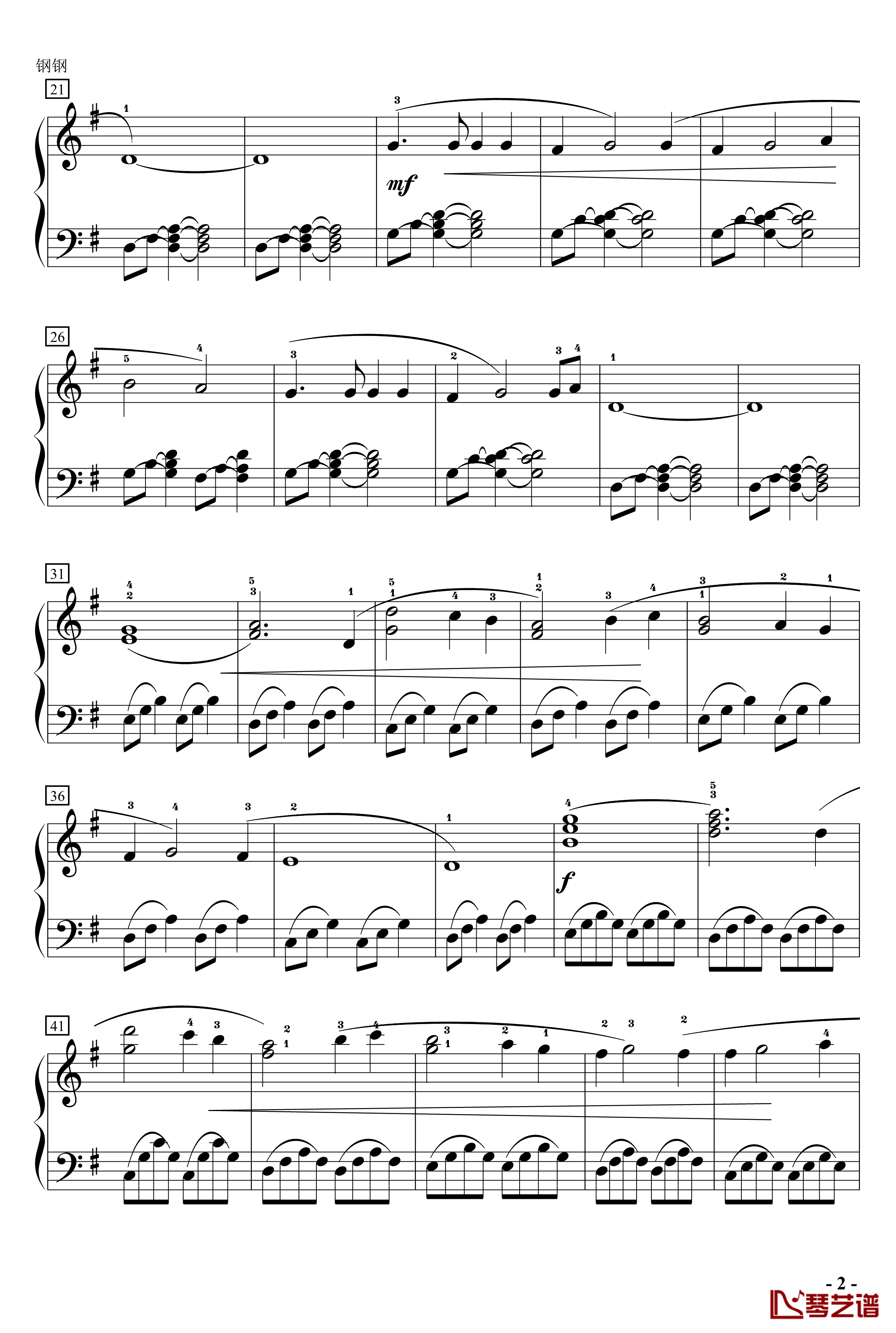 我心依旧钢琴谱-电影《泰坦尼克号》的主题曲简化版-席琳·狄翁2