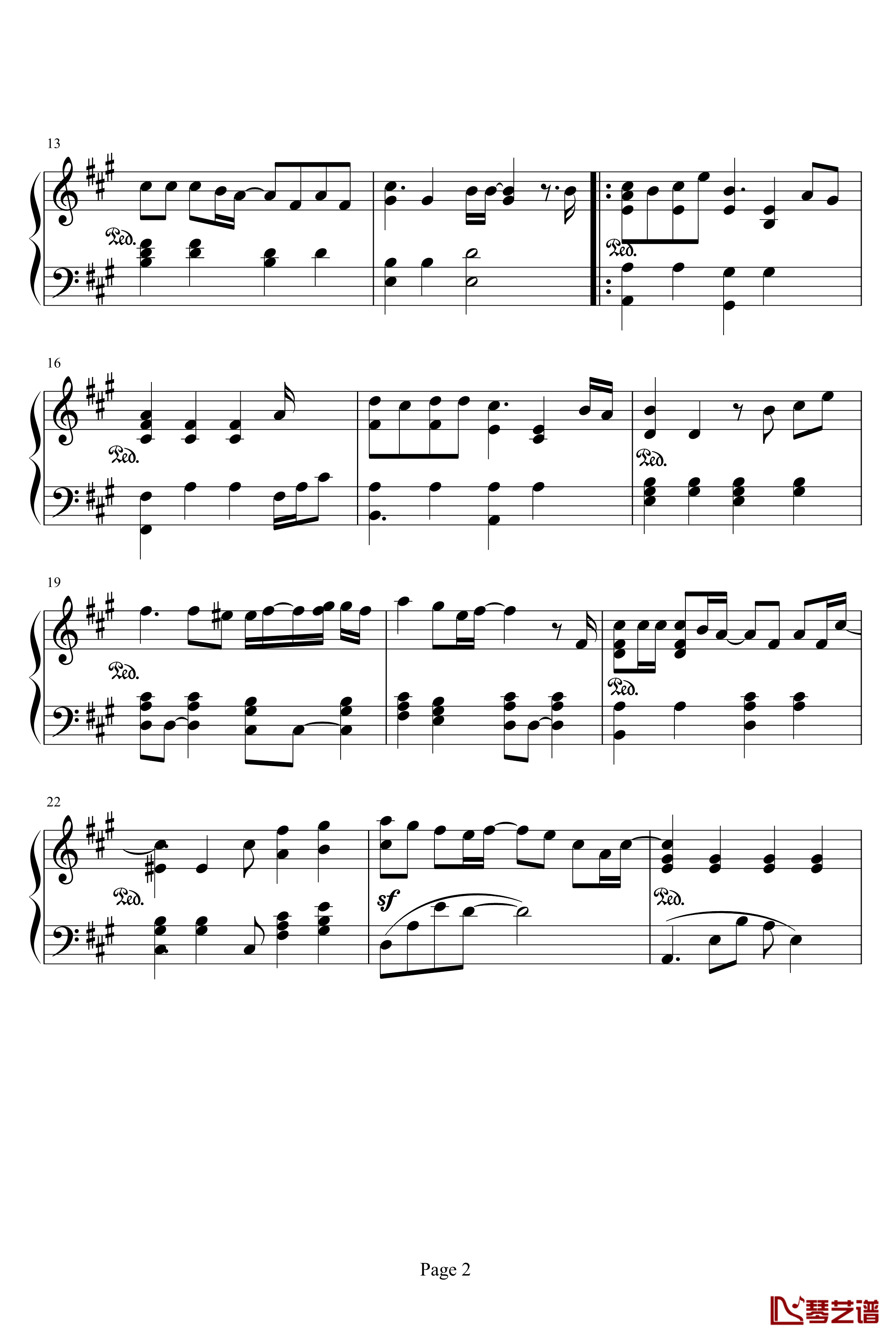carols钢琴谱-滨崎步2