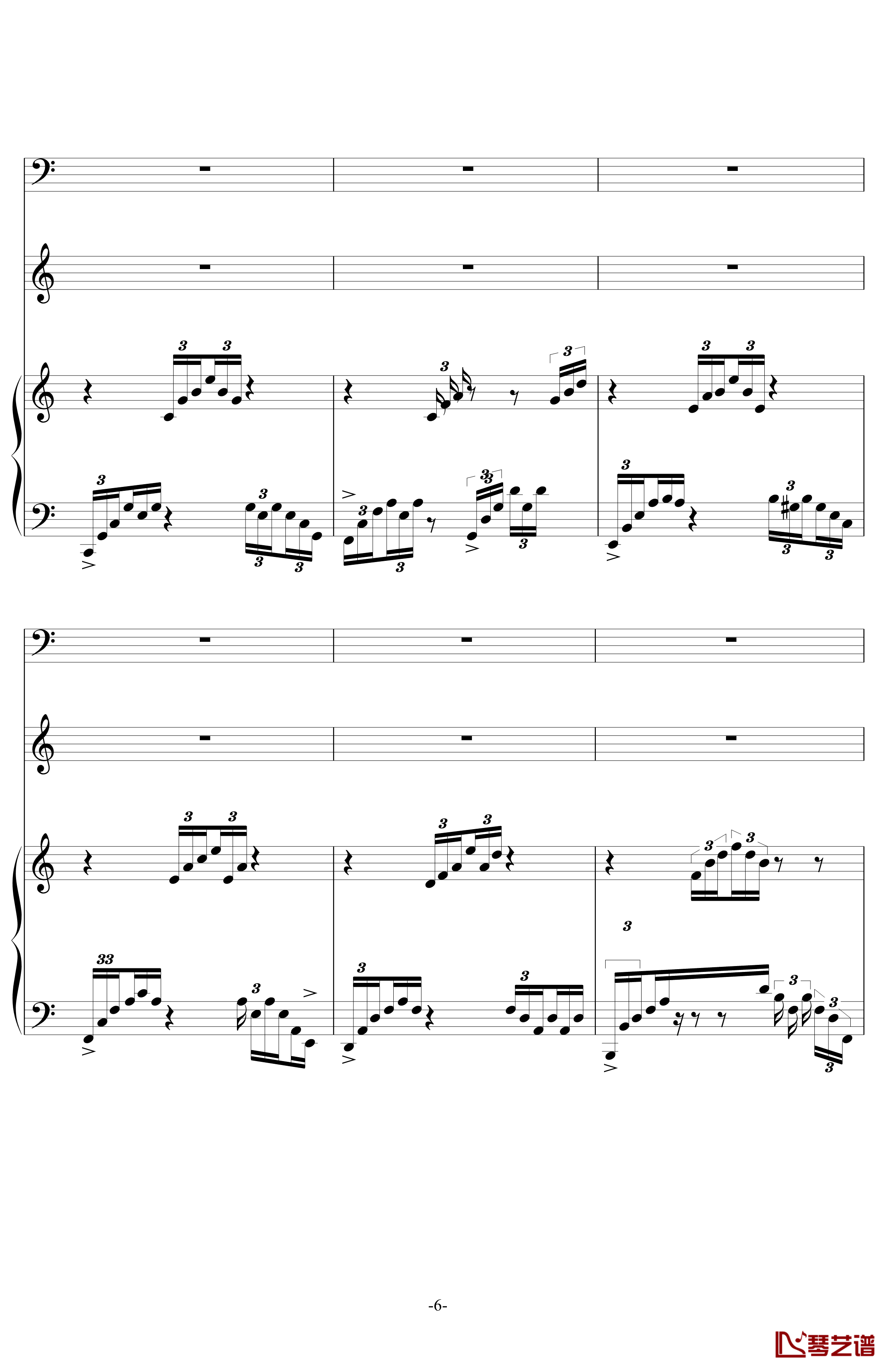汐月钢琴谱-莫林奇6