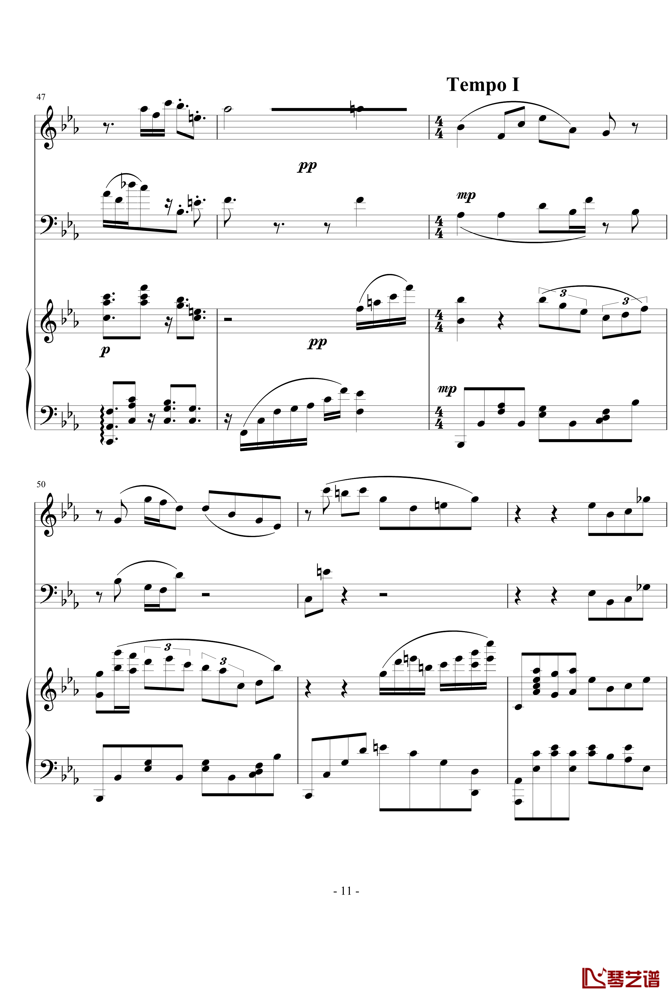 Trio piece钢琴谱-nyride-随写三重奏小品11