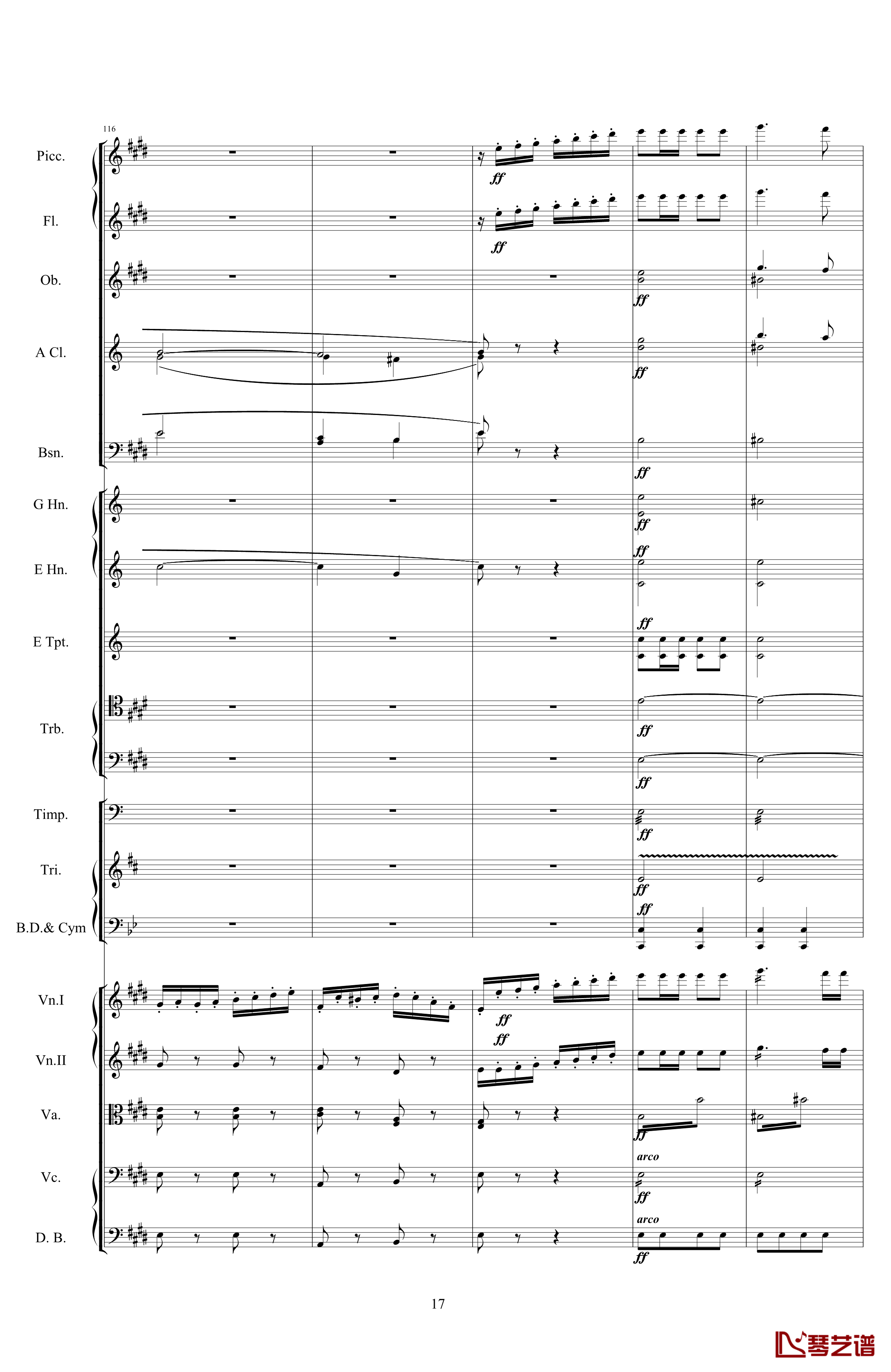 威廉退尔序曲钢琴谱-原版扒谱-罗西尼17
