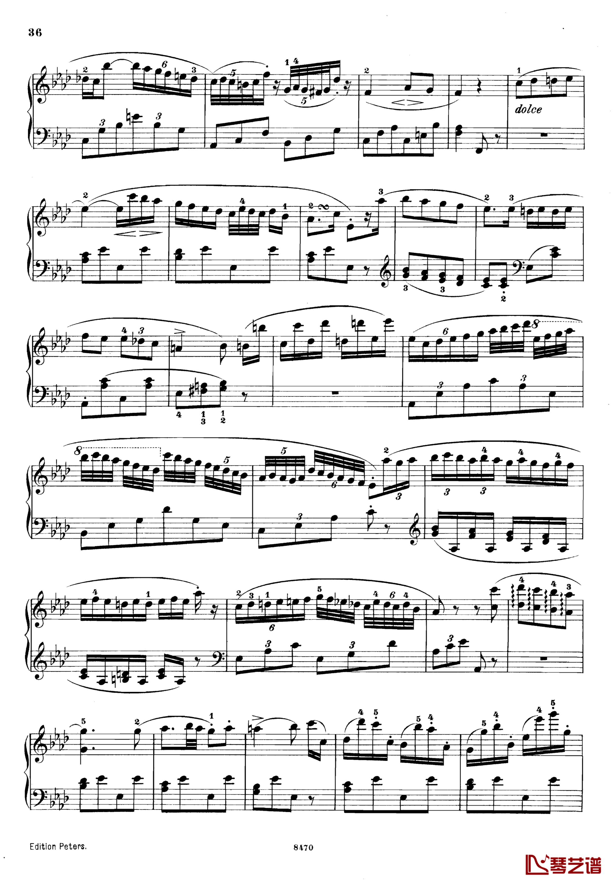 升c小调第三钢琴协奏曲Op.55钢琴谱-克里斯蒂安-里斯36