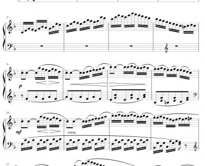 小奏鸣曲Op.20.No.3第三乐章钢琴谱-库劳