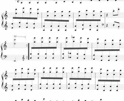 帕格尼尼飞絮曲钢琴谱-标准版-马克西姆-Maksim·Mrvica