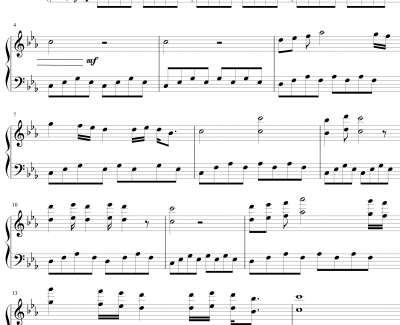 35秒無聊系列：簡單的複習钢琴谱-jokefire