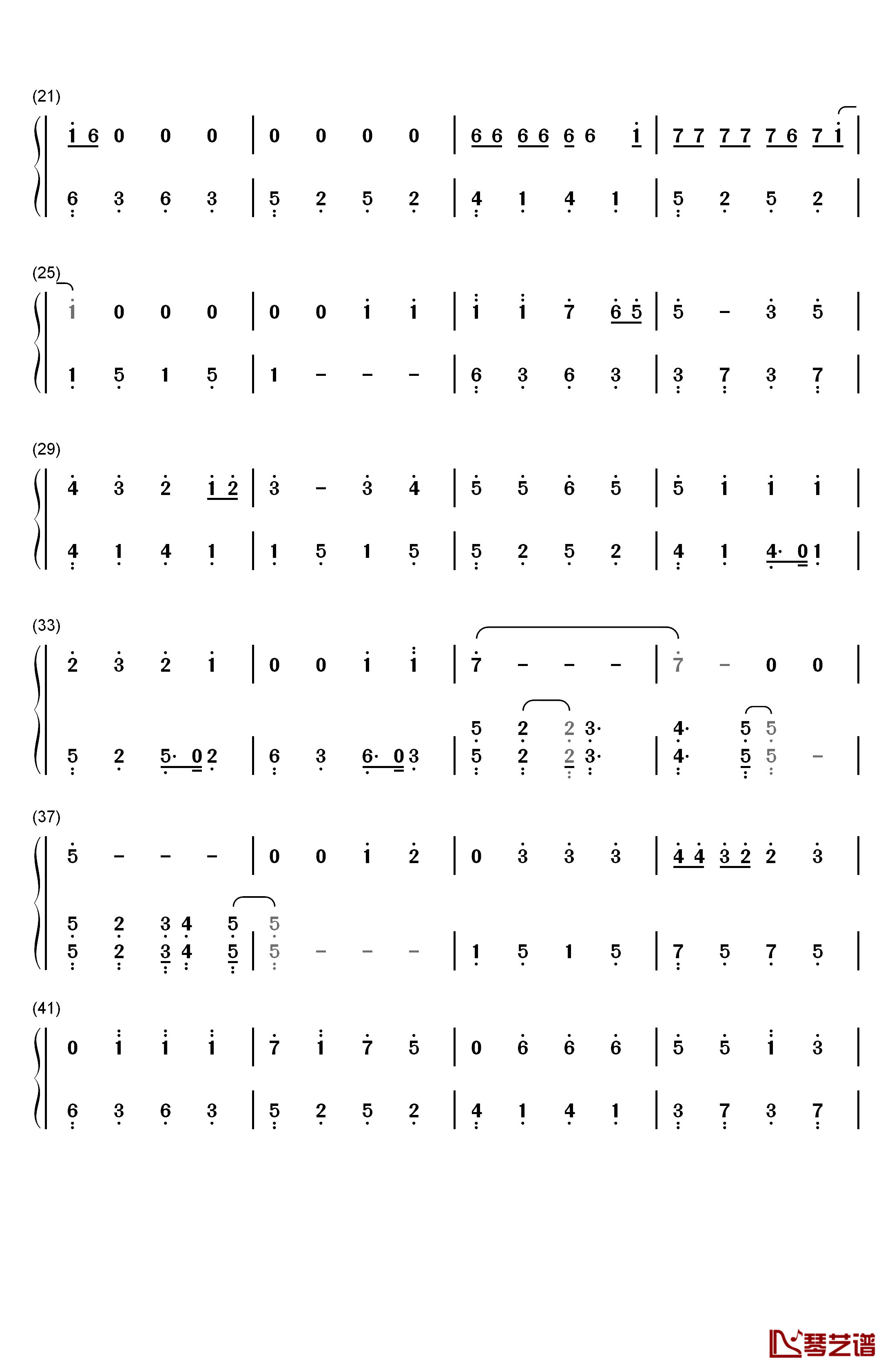 ジコチュー乃版本46钢琴简谱-数字双手-乃木坂462