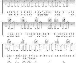 林俊杰《身为风帆》吉他谱(C调)-Guitar Music Score