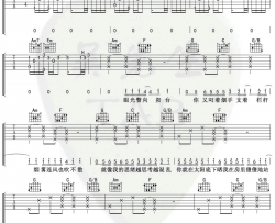 张叶蕾《还是分开》吉他谱-C调弹唱谱-六线谱