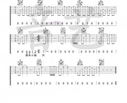 张学友《离人》吉他谱(C调)-Guitar Music Score