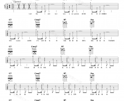 马思唯海尔兄弟《暴风雨》吉他谱(C调)-Guitar Music Score